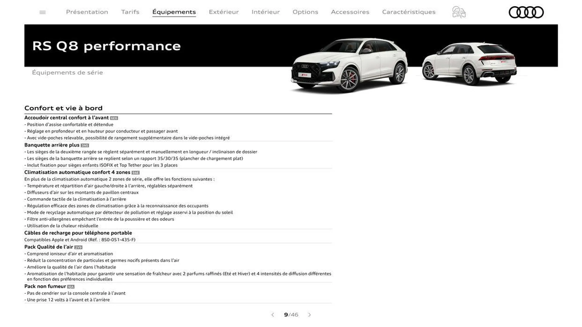 Audi RS Q8 performance du 20 août au 31 décembre 2024 - Catalogue page 9