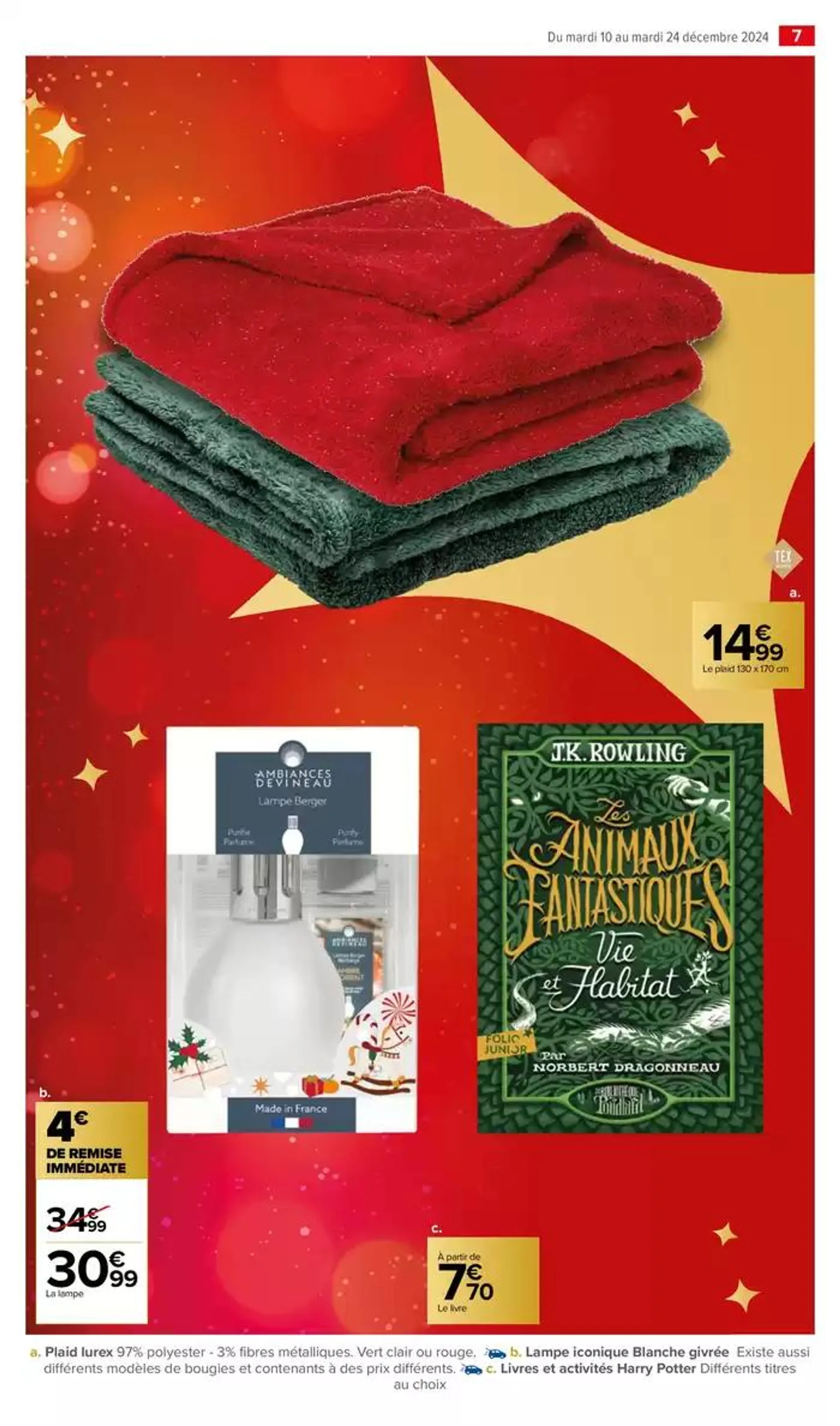 JOYEUX NOËL & MEILLEURS PRIX : VIVEMENT NOËL du 10 décembre au 24 décembre 2024 - Catalogue page 7