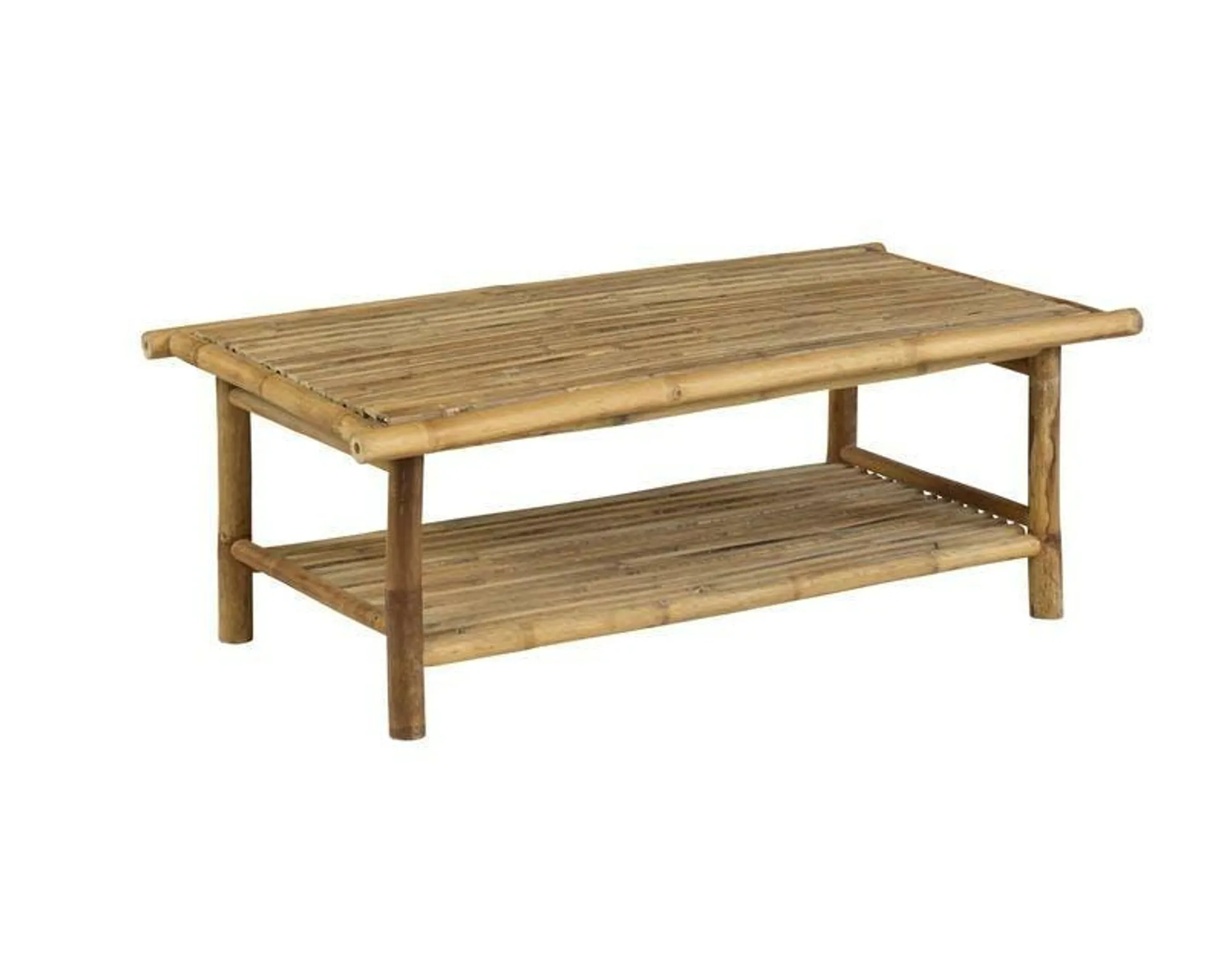 Table De Jardin En Bambou 116x61x41cm