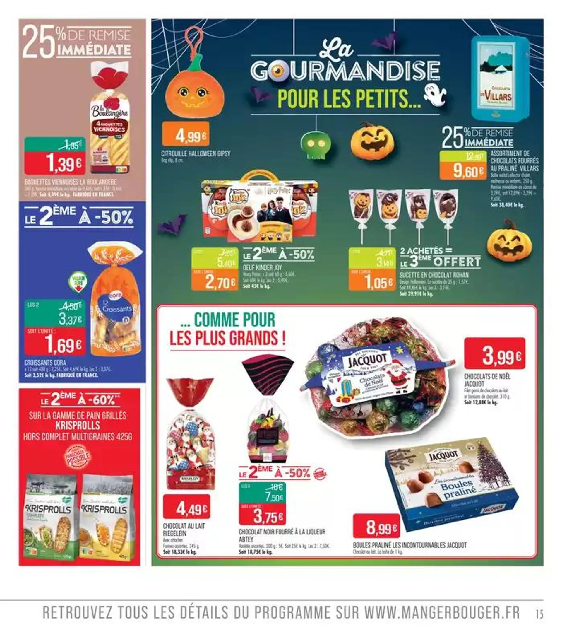 15% de remise immédiate du 14 octobre au 27 octobre 2024 - Catalogue page 15