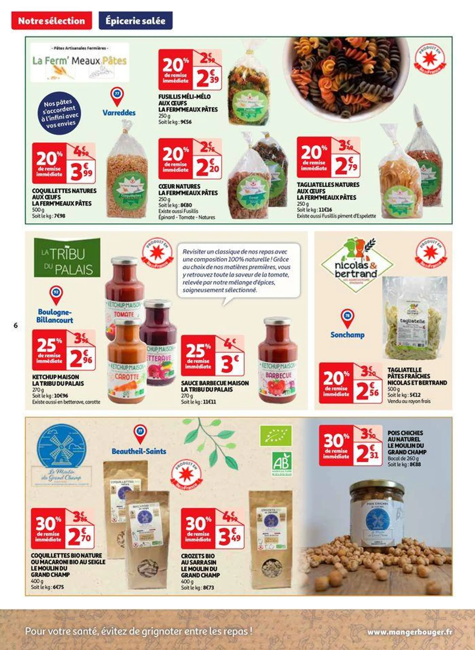 Saveurs Locales d'ILE DE FRANCE ! du 20 septembre au 29 octobre 2024 - Catalogue page 6