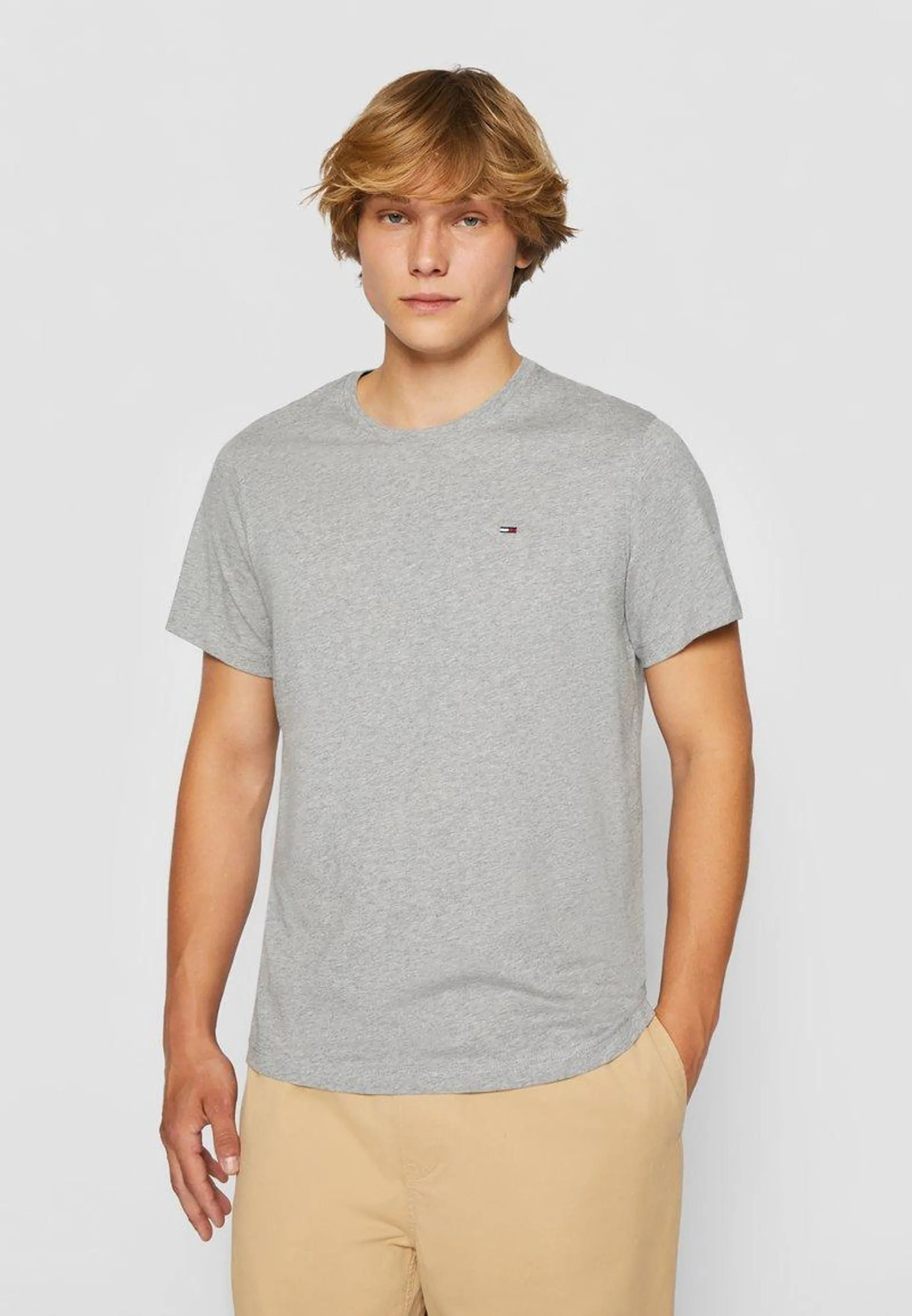 SLIM TEE - Basic T-shirt - light grey