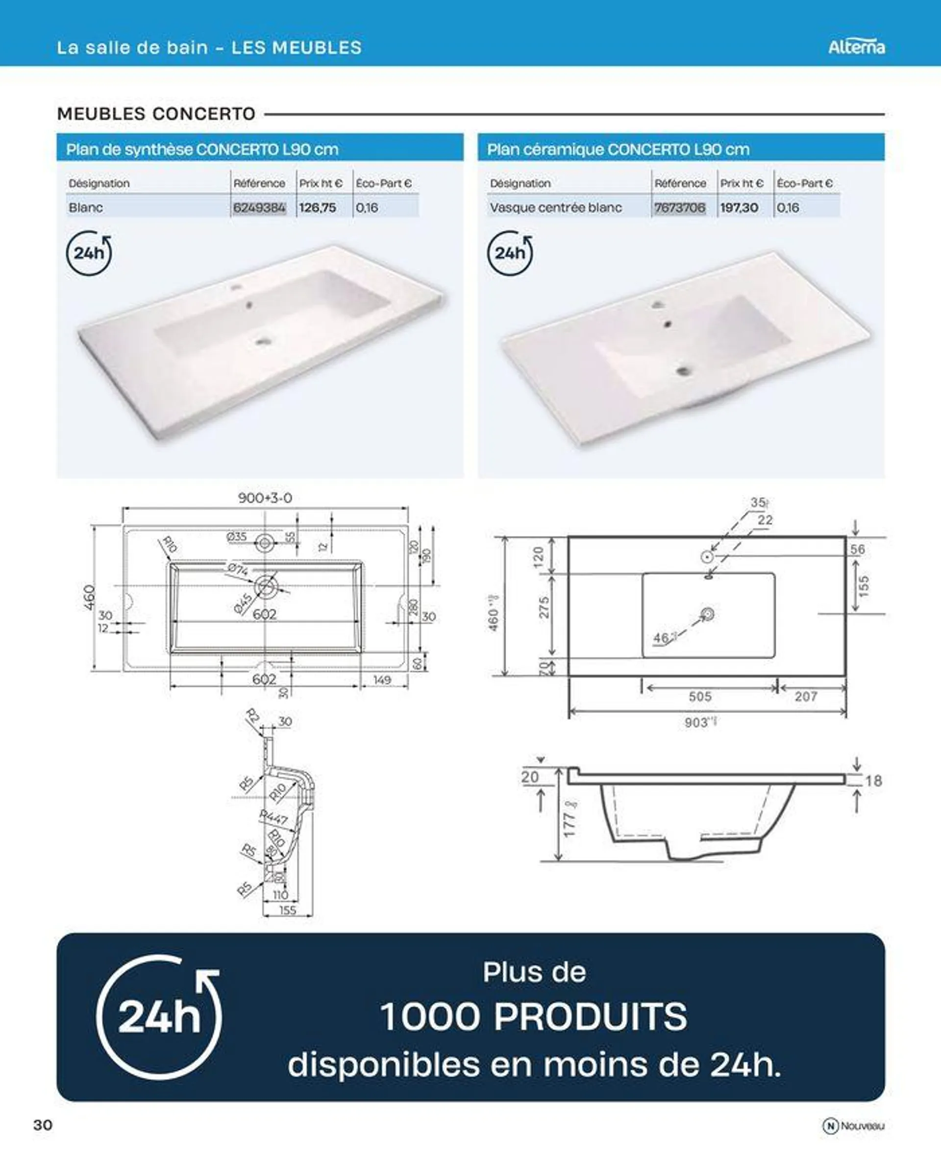 La salle de bain en toute sérénité du 2 juillet au 31 décembre 2024 - Catalogue page 30