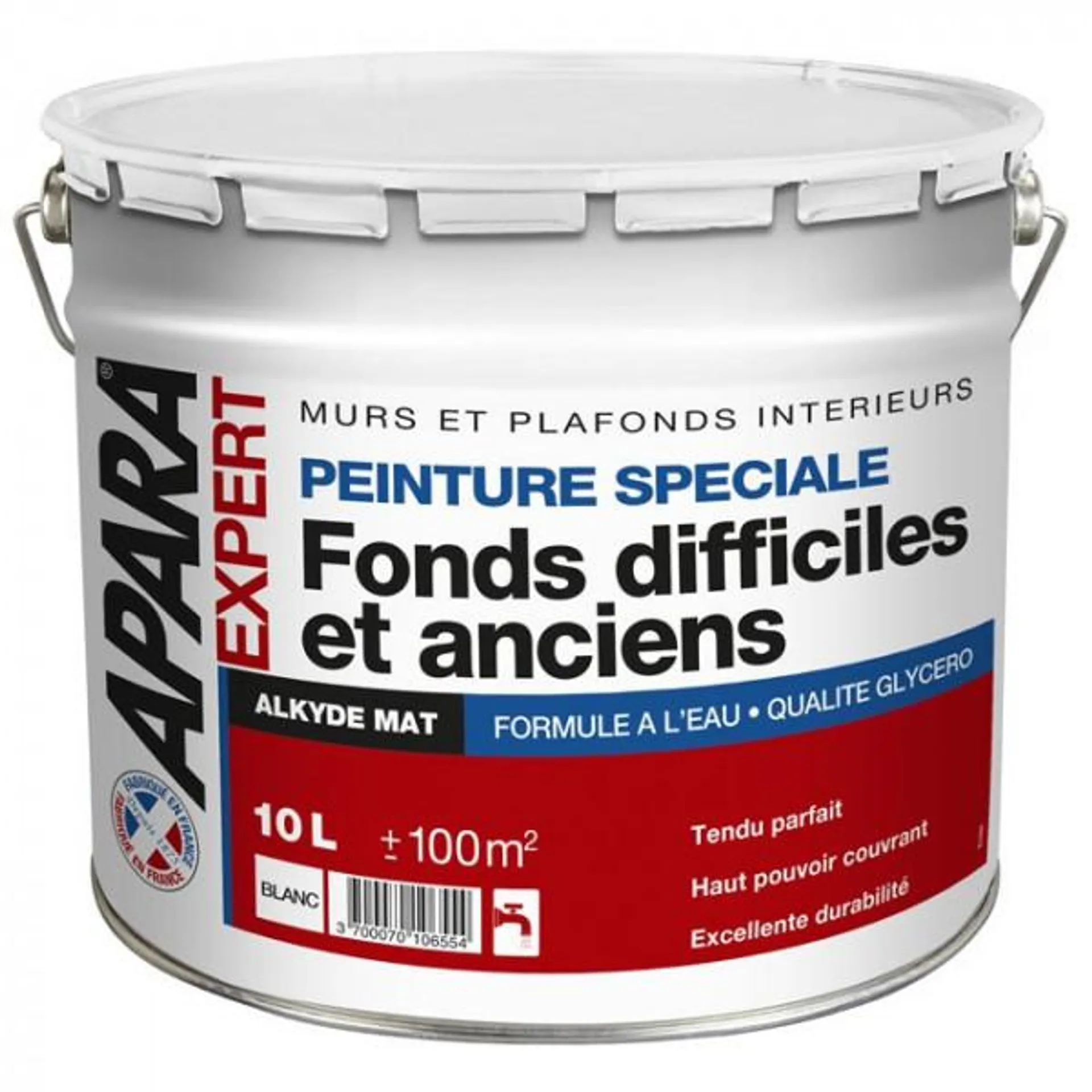 Peinture murs et plafonds monocouche mat blanc