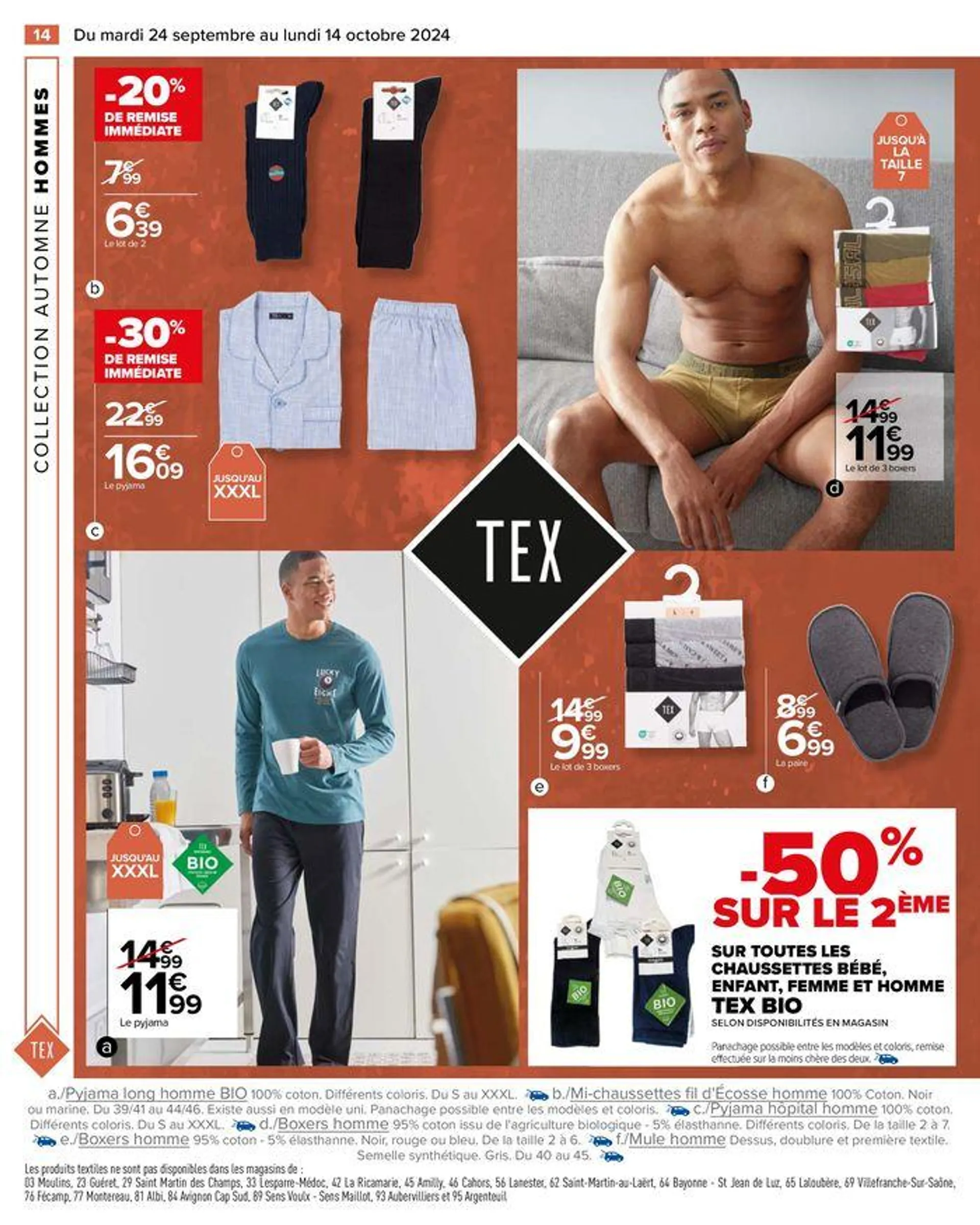 TEX COLLECTION AUTOMNE du 24 septembre au 14 octobre 2024 - Catalogue page 16