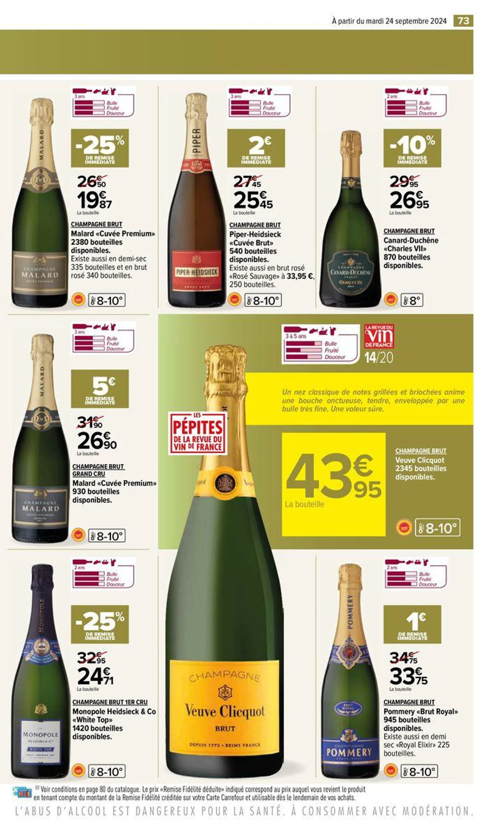 FOIRE AUX VINS D'AUTOMNE du 24 septembre au 7 octobre 2024 - Catalogue page 75