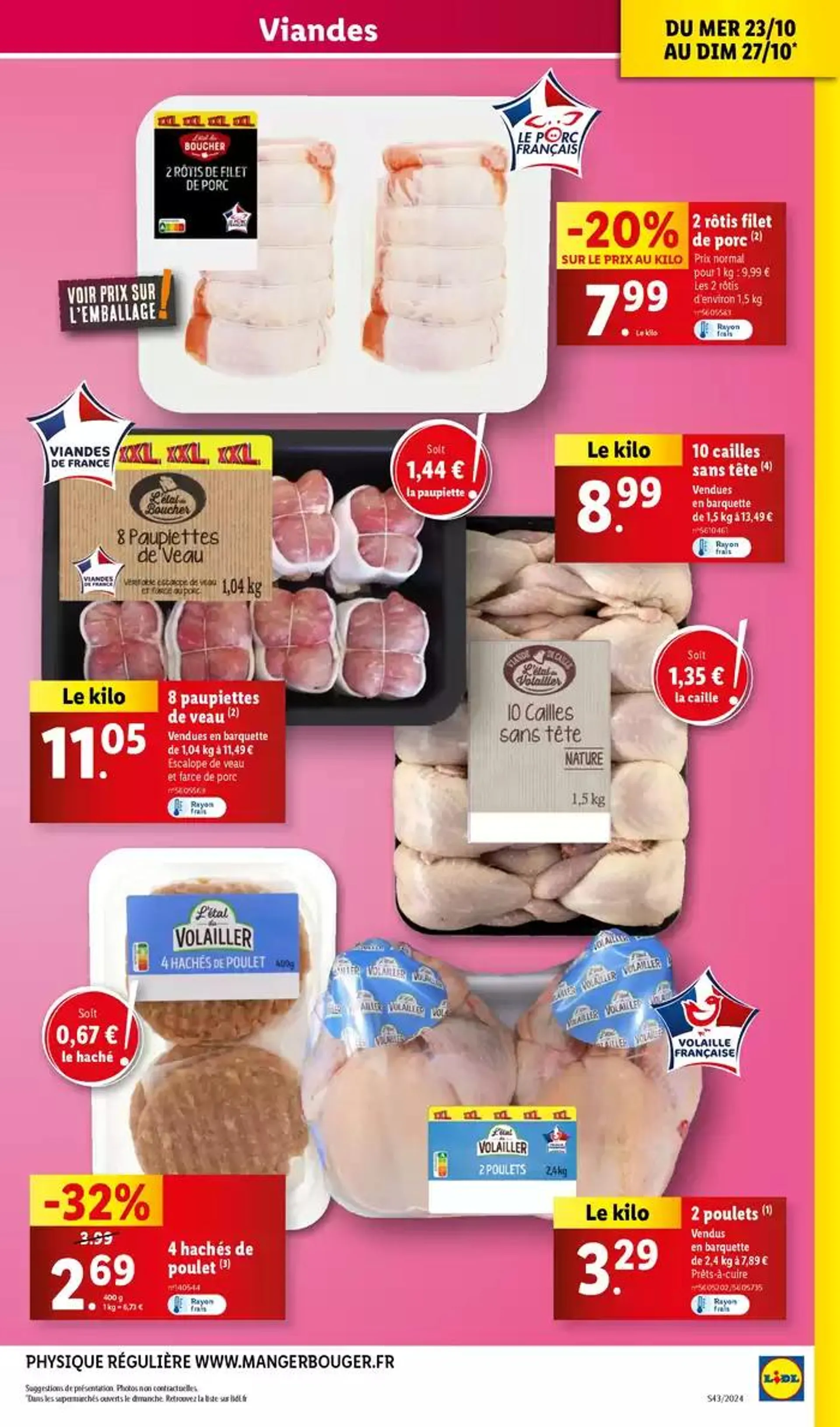 L'hiver approche ! Cette semaine, retrouvez des produits réconfortants, toujours à prix Lidl du 23 octobre au 29 octobre 2024 - Catalogue page 7