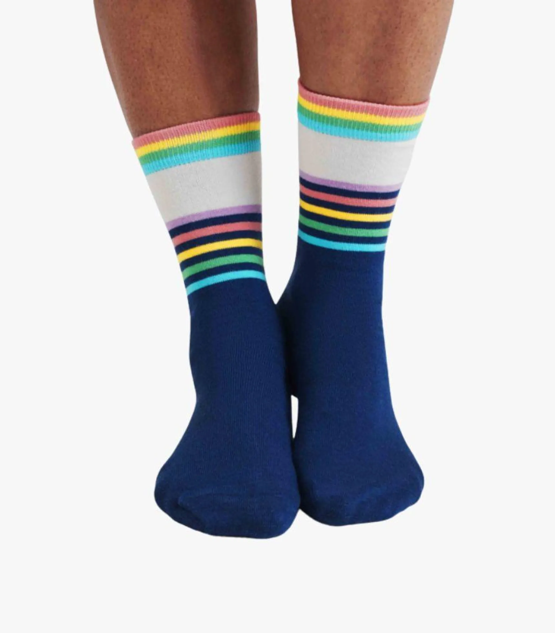 Chaussettes Clara à rayures Rainbow