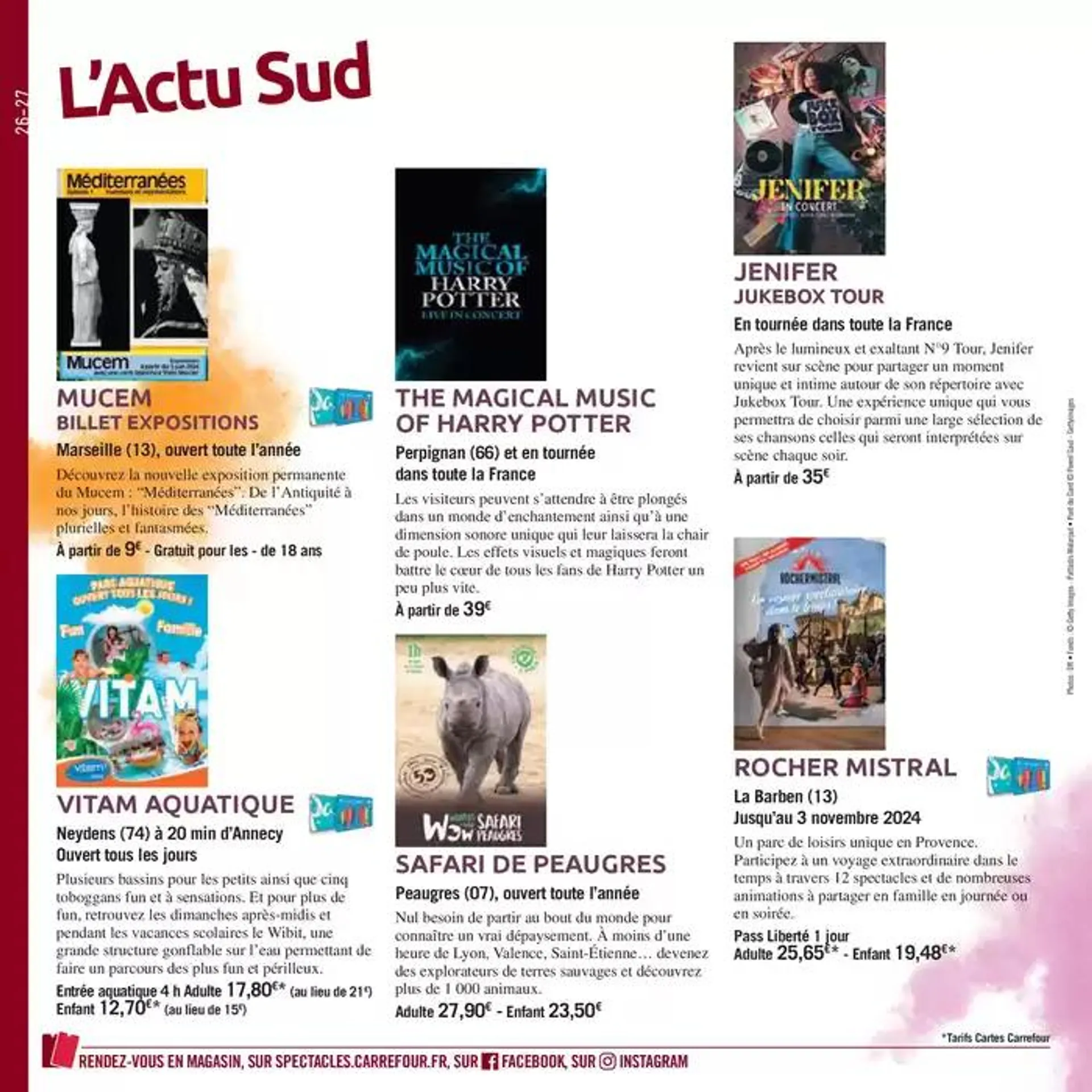 CARREFOUR SPECTACLES - LE BOOK DE VOS SORTIES du 21 octobre au 28 février 2025 - Catalogue page 26