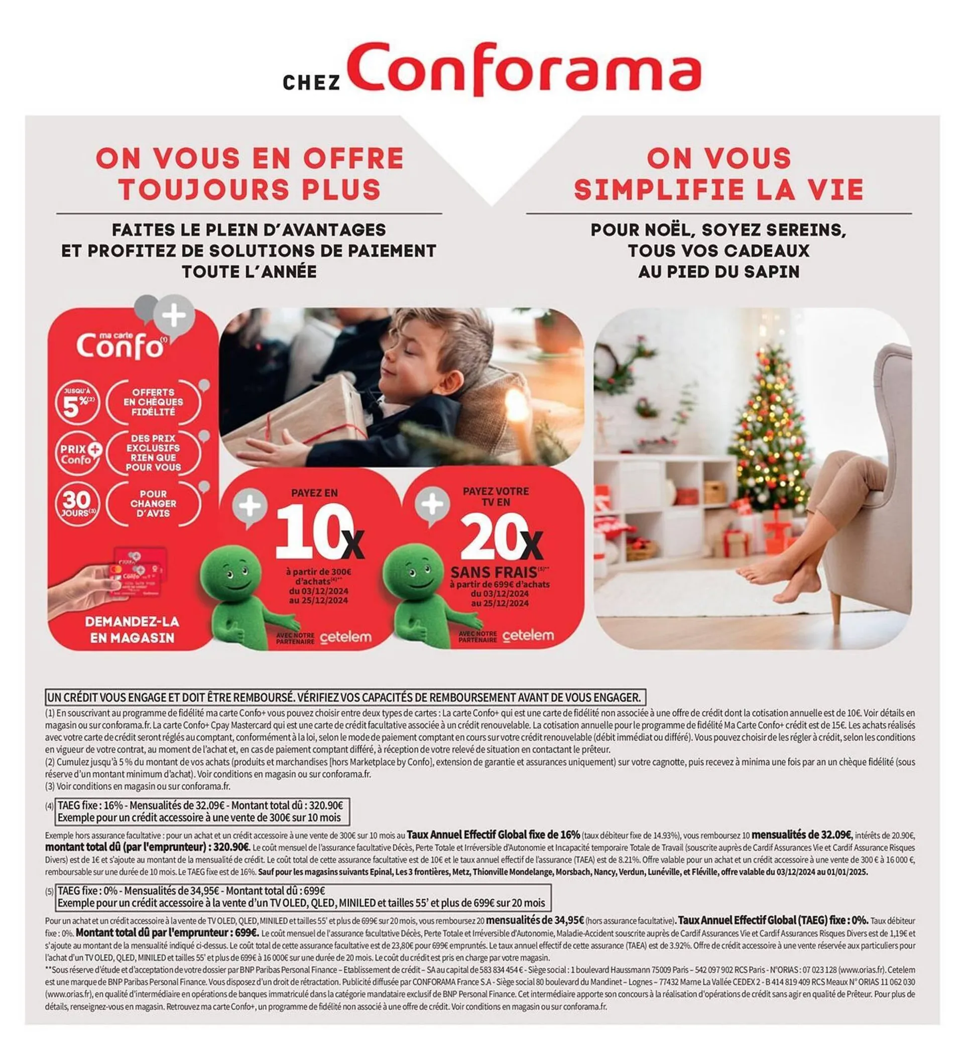 Catalogue Conforama du 3 décembre au 25 décembre 2024 - Catalogue page 2