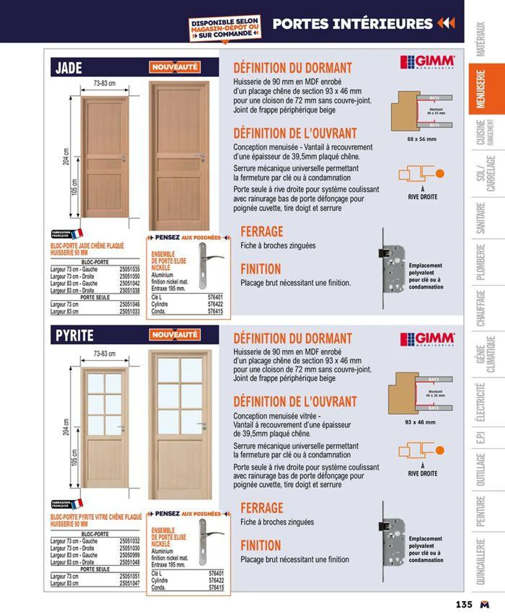 Guide produits 2024 du 15 mars au 31 décembre 2024 - Catalogue page 135