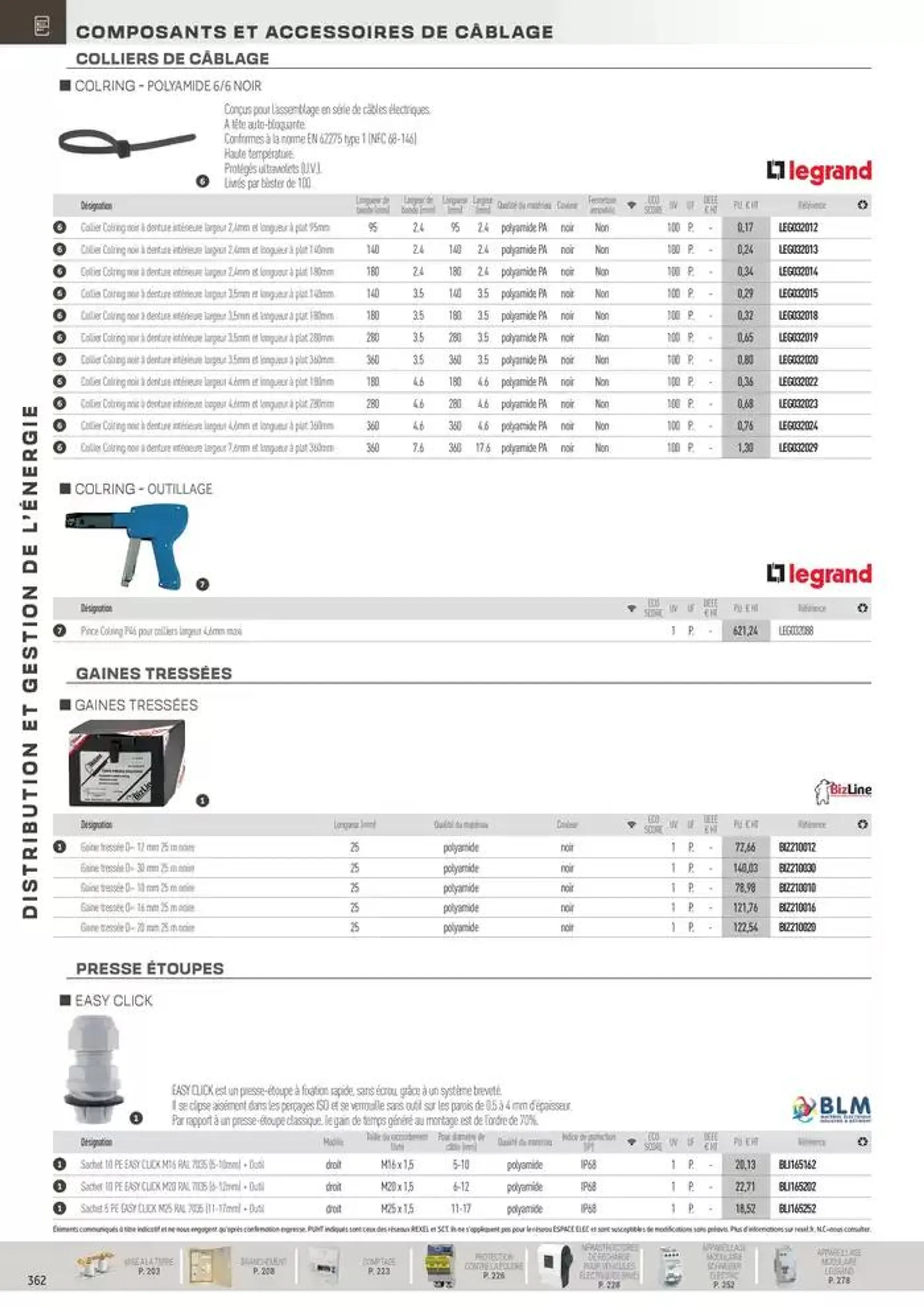 Distribution et Gestion de l'Energie du 31 octobre au 31 décembre 2024 - Catalogue page 162