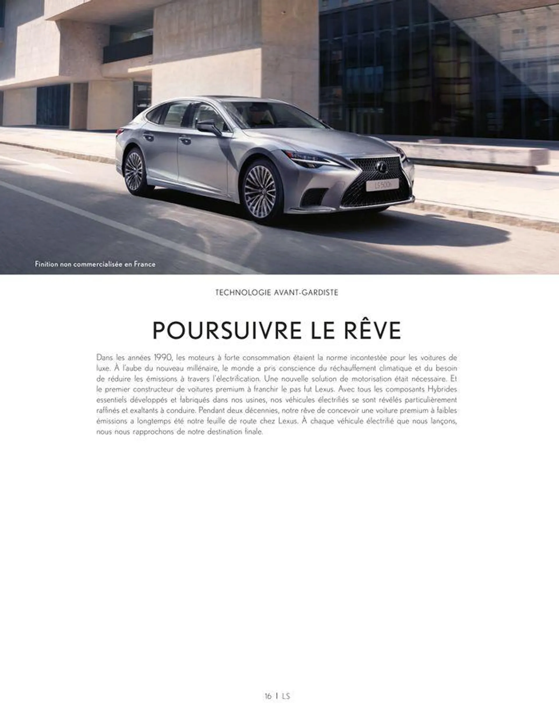 Lexus LS 500h Hybride auto-rechargeable du 24 juin au 28 février 2025 - Catalogue page 16