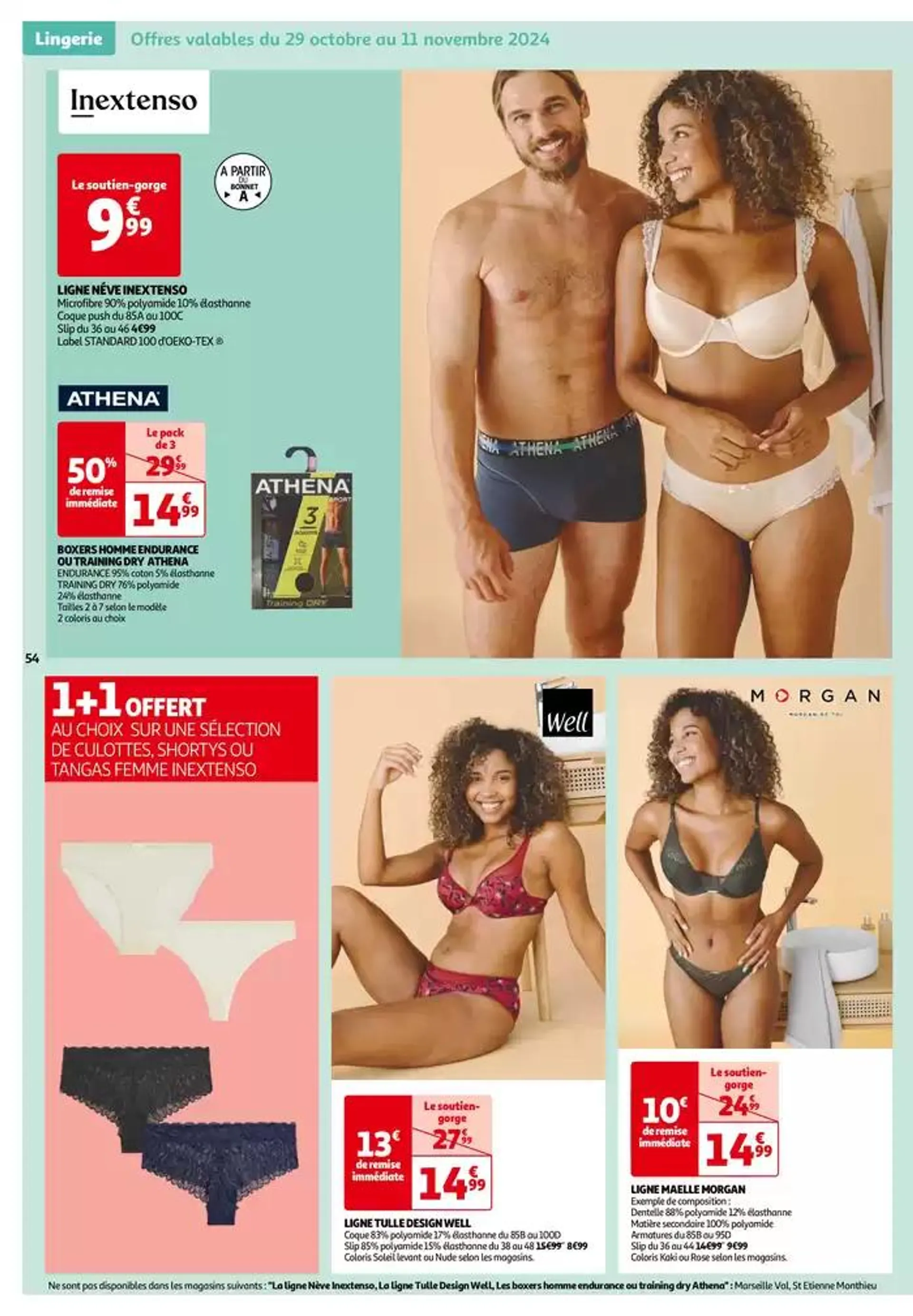 Top depart : 25 jours Auchan  du 29 octobre au 4 novembre 2024 - Catalogue page 54