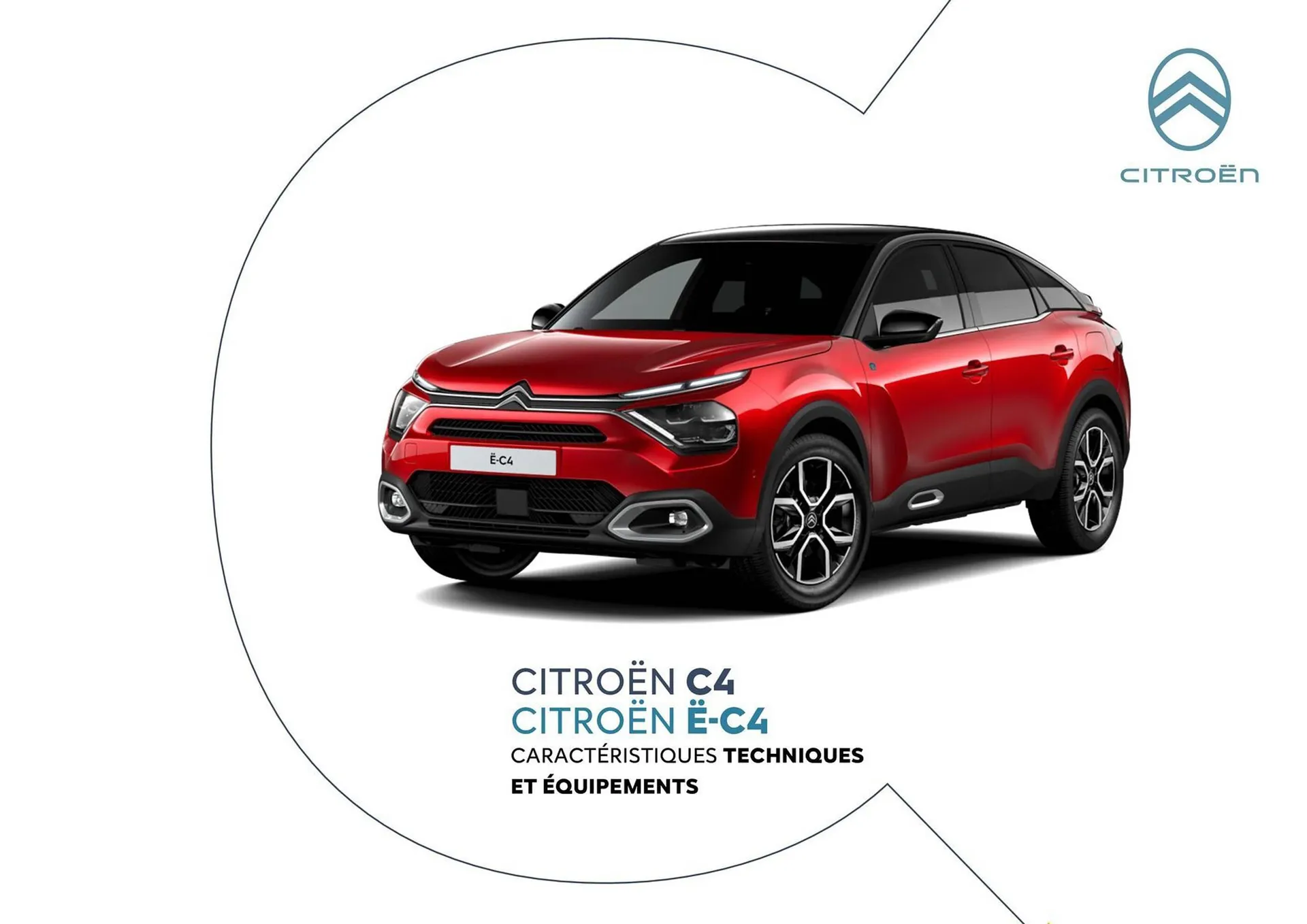 Catalogue Citroën Ë-C4 ÉLECTRIQUE ET C4 du 9 janvier au 30 septembre 2024 - Catalogue page 