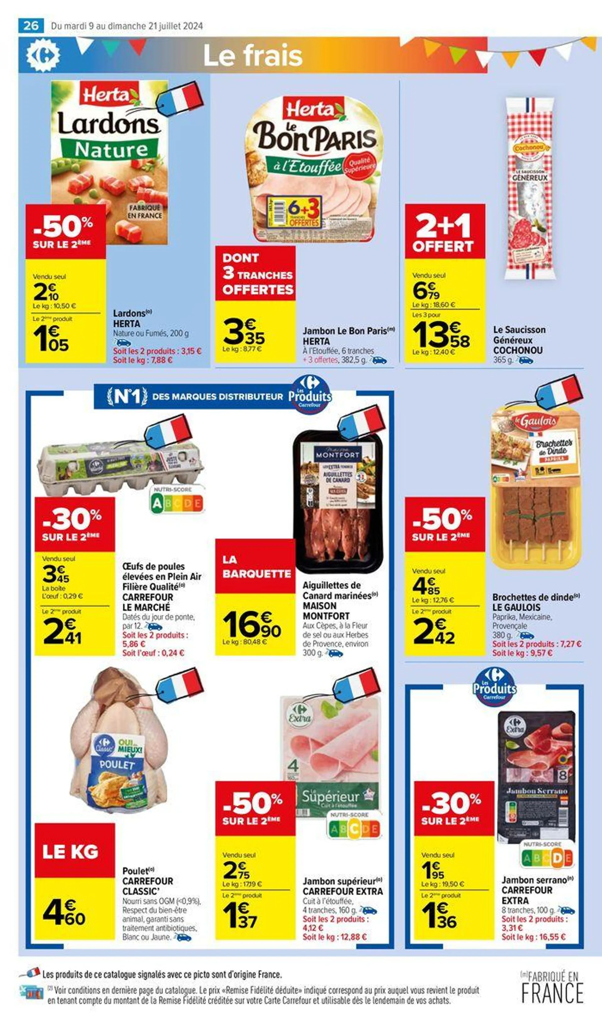 Le Top Chrono des Promos du 9 juillet au 21 juillet 2024 - Catalogue page 28