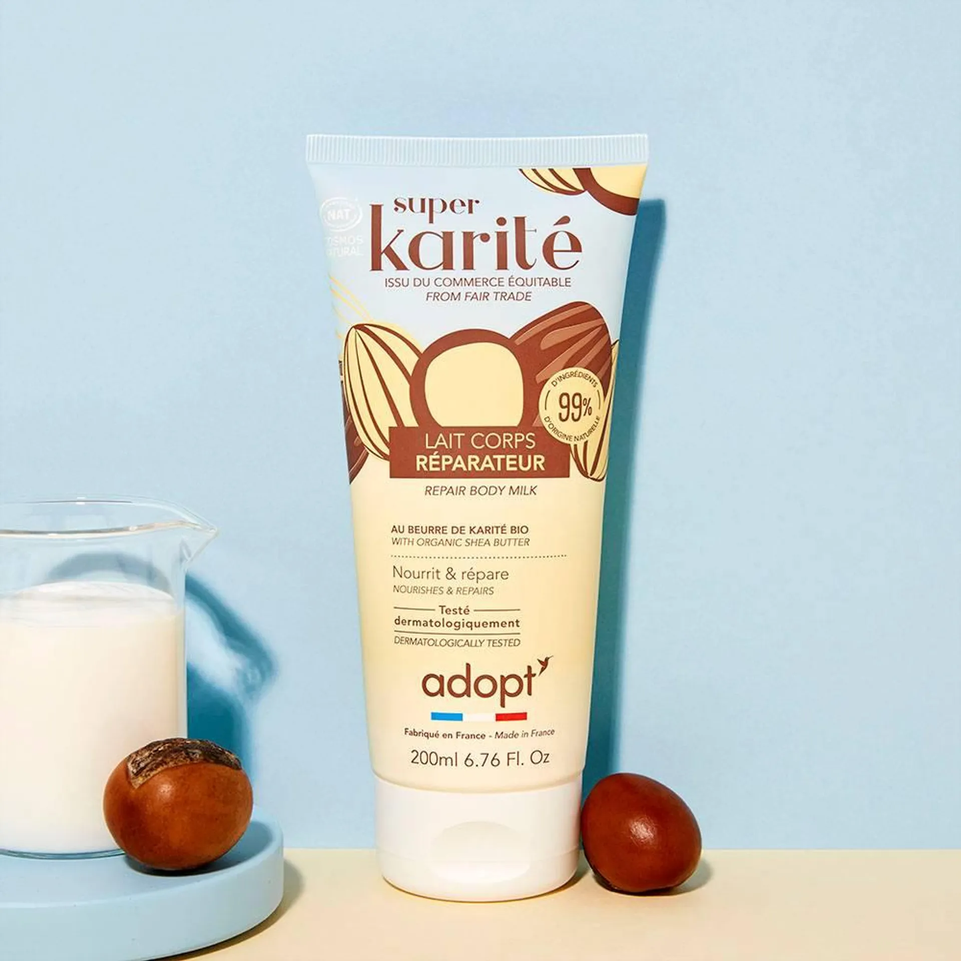 Super karité Lait corps réparateur 200ml