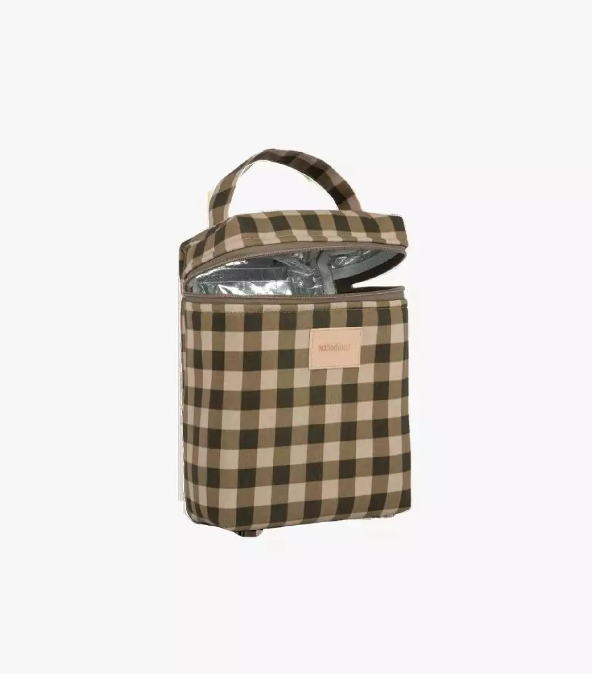 Lunch Bag Green Checks