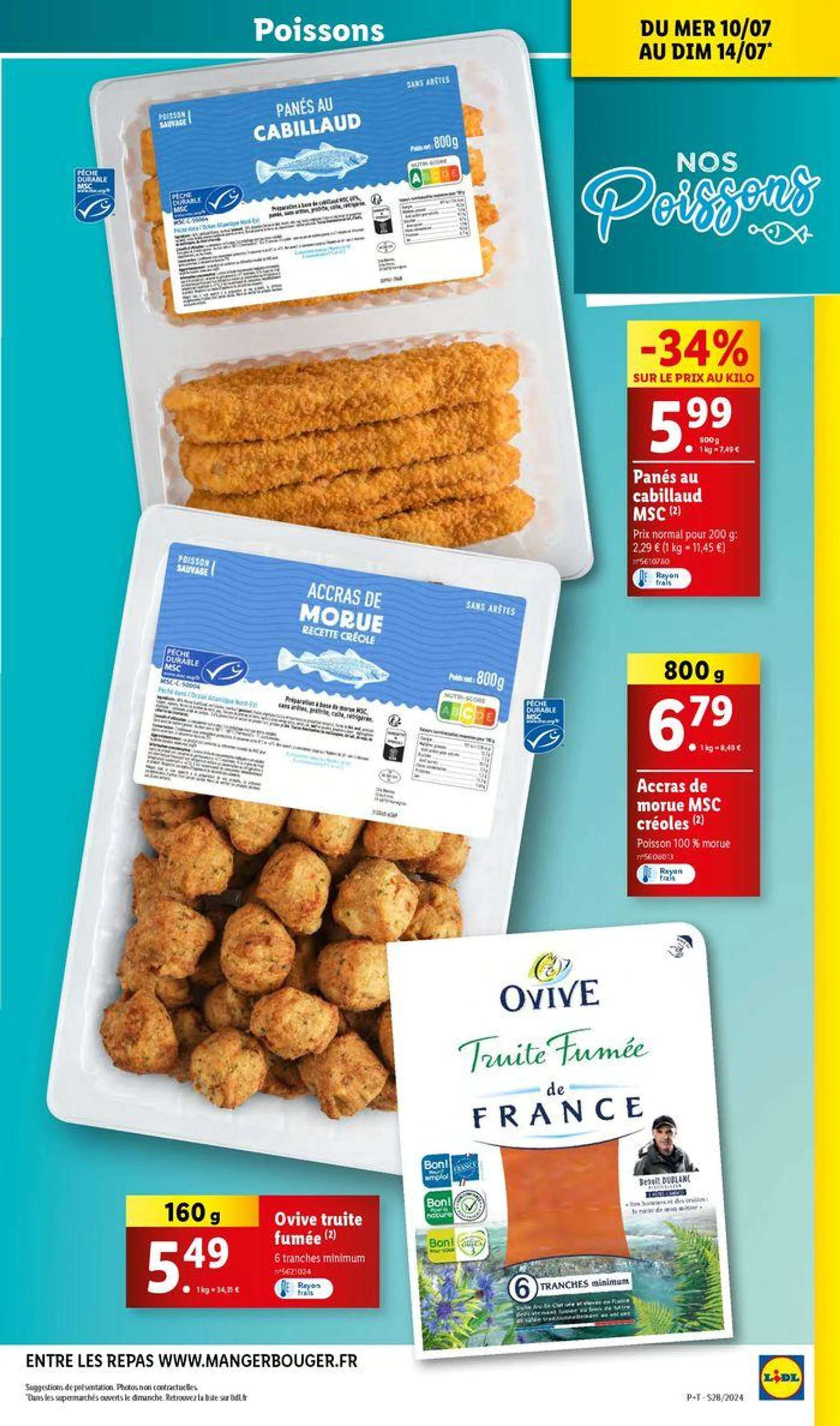 Profiez des petits prix pour des méga économies chez Lidl ! du 10 juillet au 16 juillet 2024 - Catalogue page 9