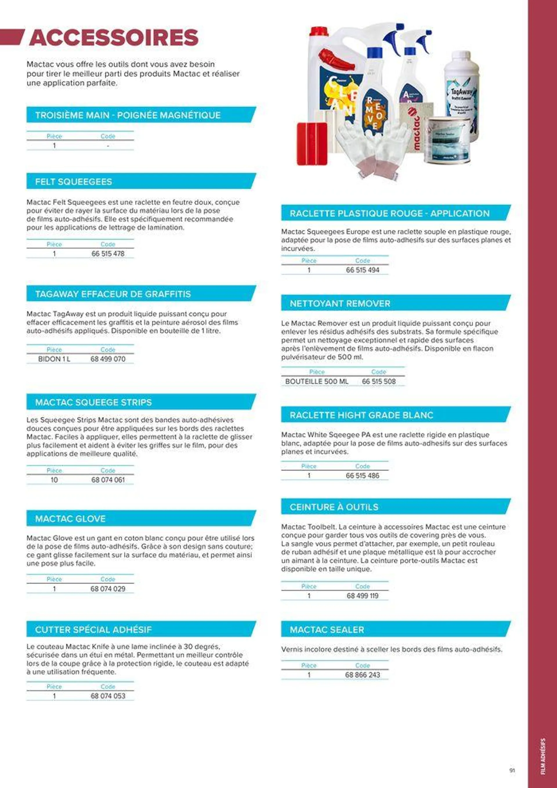 PLASTIQUES INDUSTRIELS du 13 mars au 31 décembre 2024 - Catalogue page 91