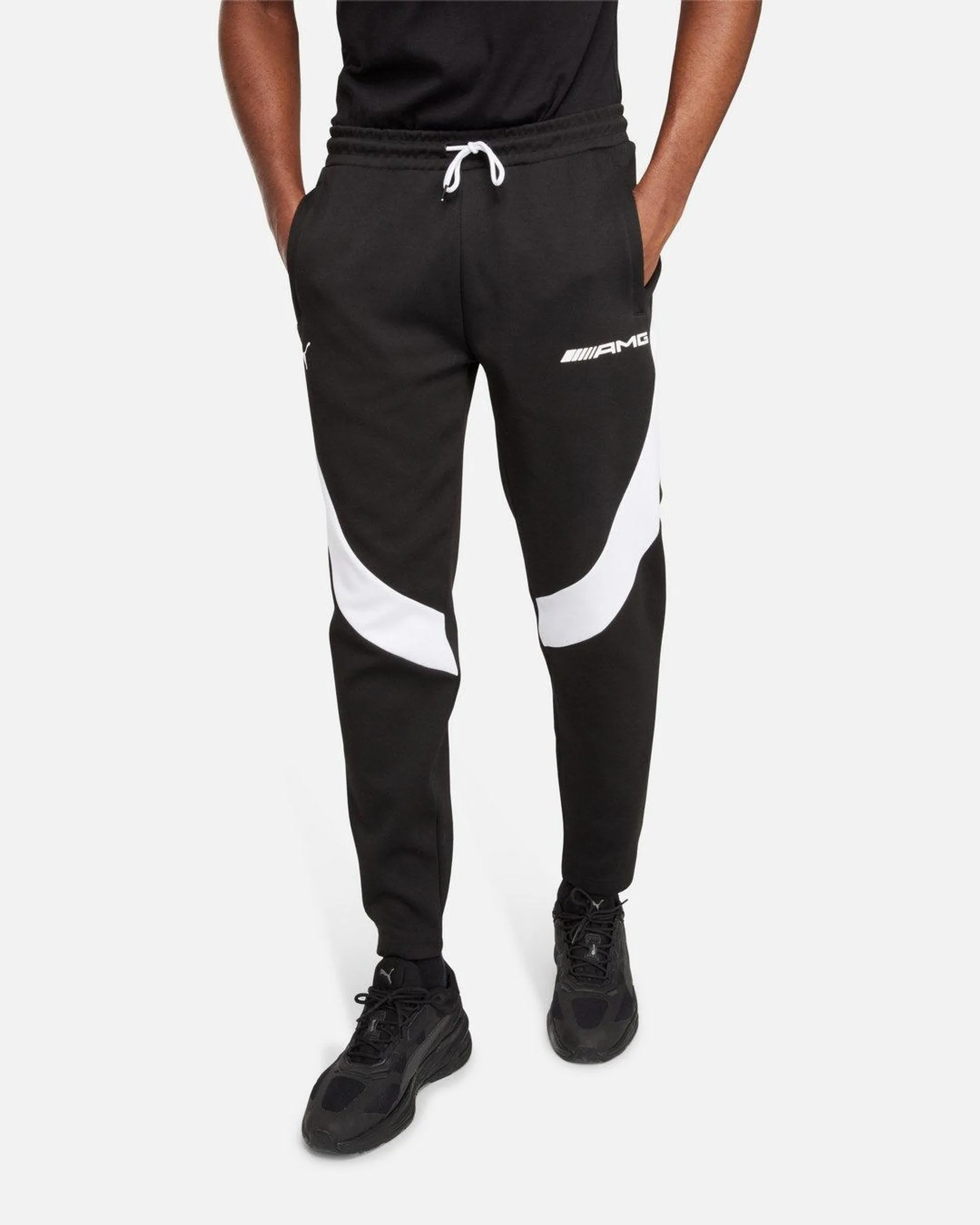 Pantalon Mercedes AMG Puma Noir/Blanc