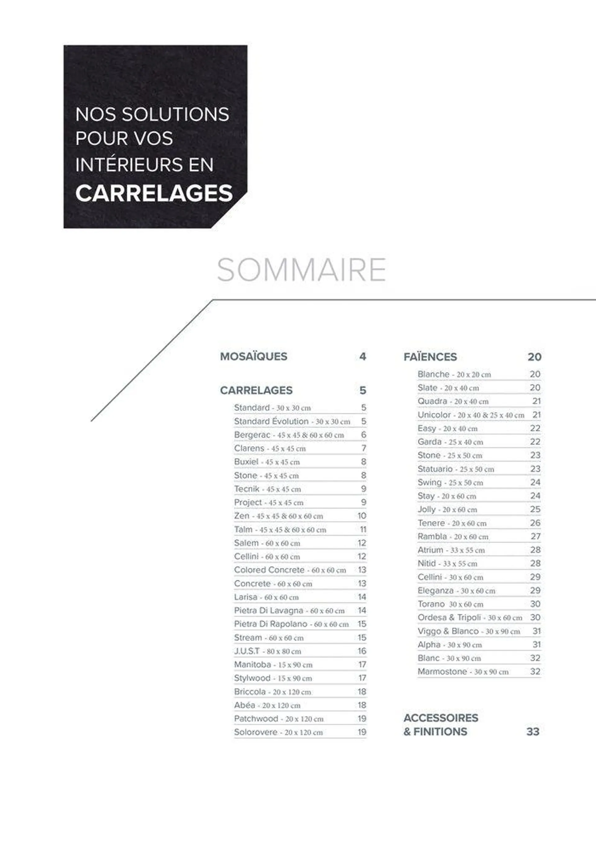 Carrelages intérieurs du 30 mai au 31 décembre 2024 - Catalogue page 3