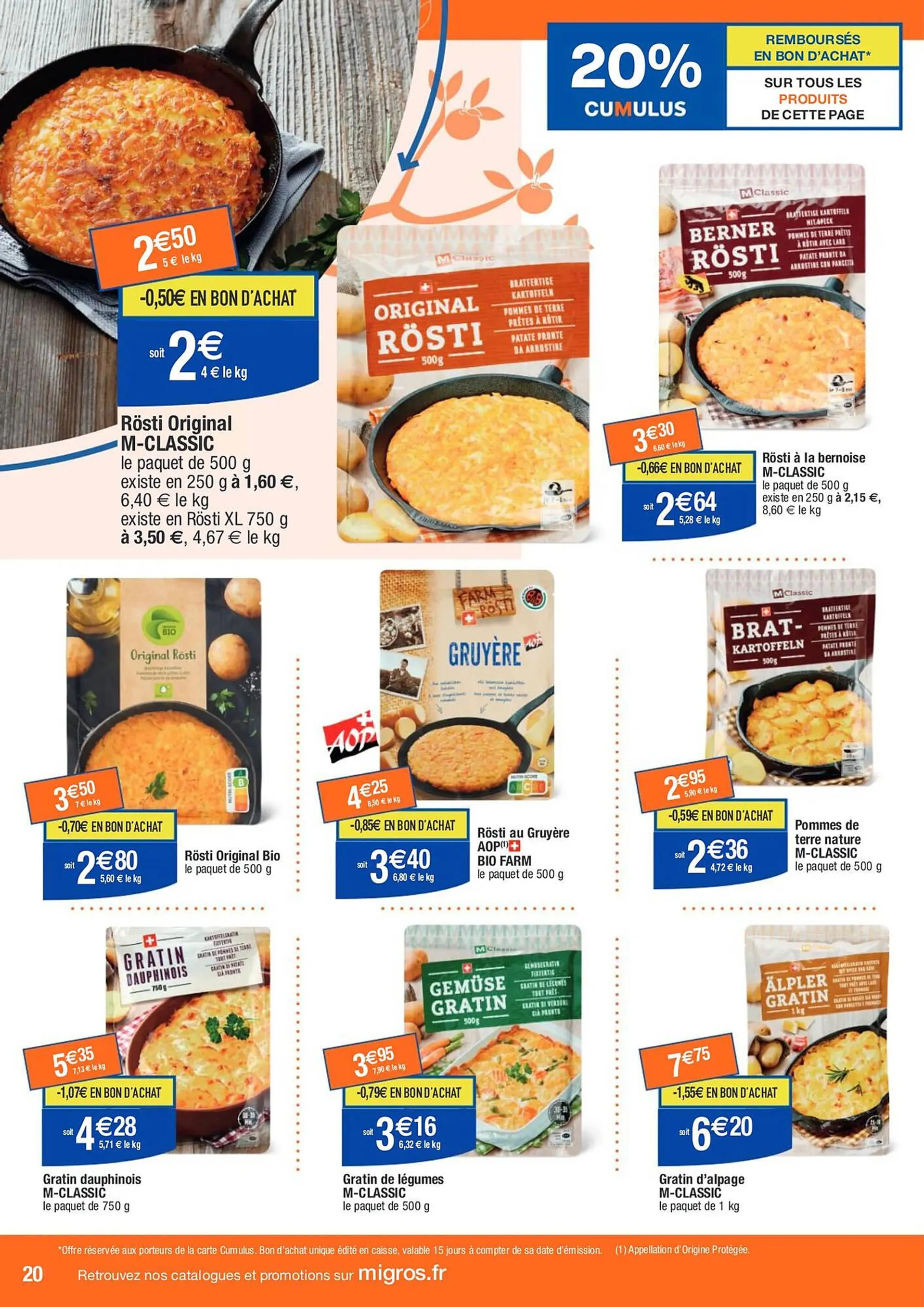 Catalogue Migros du 24 septembre au 6 octobre 2024 - Catalogue page 20