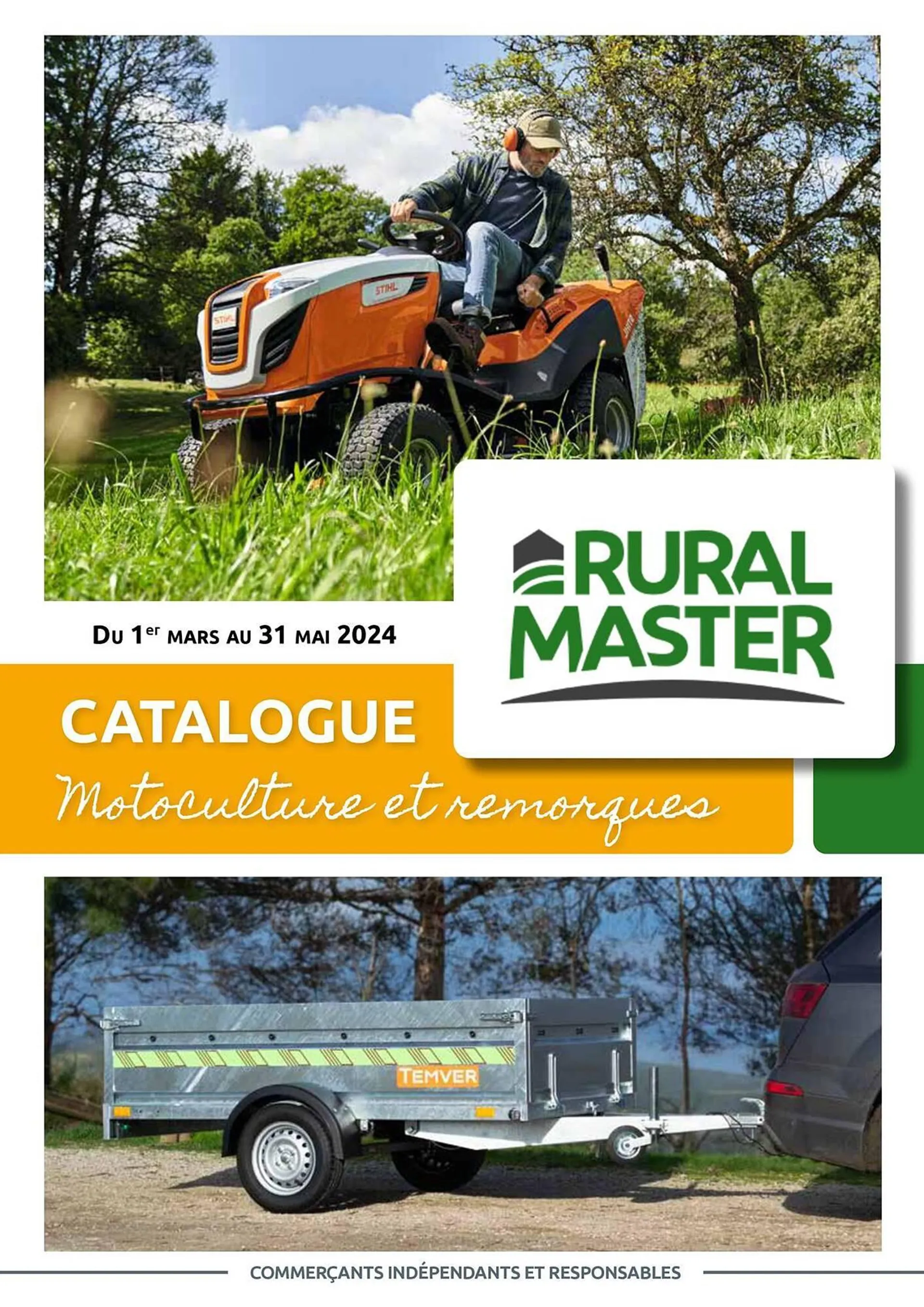 Catalogue Rural Master du 1 mars au 31 mai 2024 - Catalogue page 1