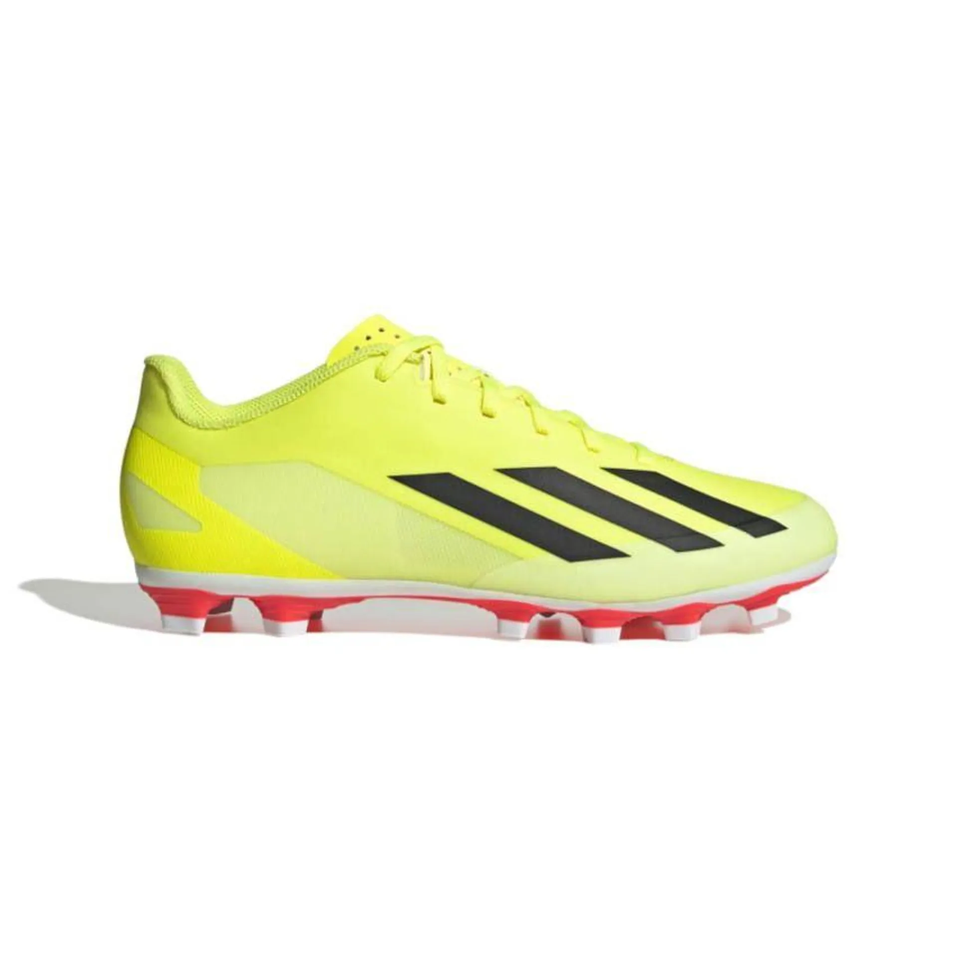 Chaussures Rugby CrazyFast Club FG Crampons Moulés Terrain Sec Jaune - Adidas