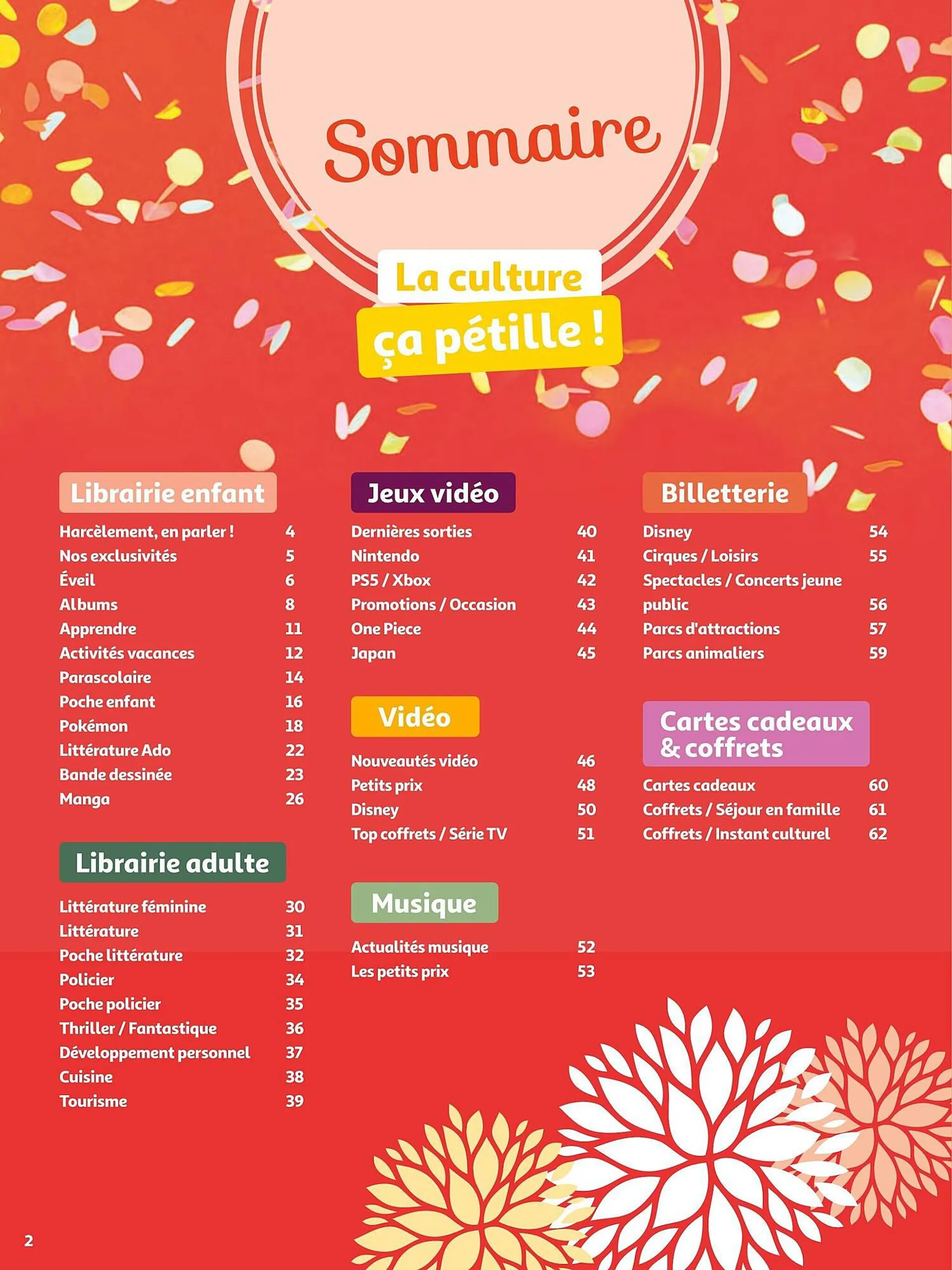 Catalogue Auchan Culture du 19 mars au 4 mai 2024 - Catalogue page 2