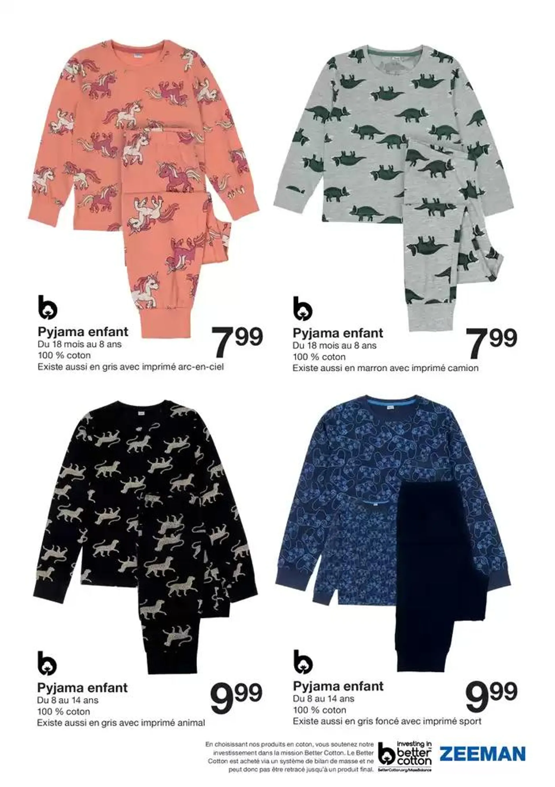 Cette semaine : des pyjamas pour toute la famille du 28 octobre au 8 novembre 2024 - Catalogue page 13