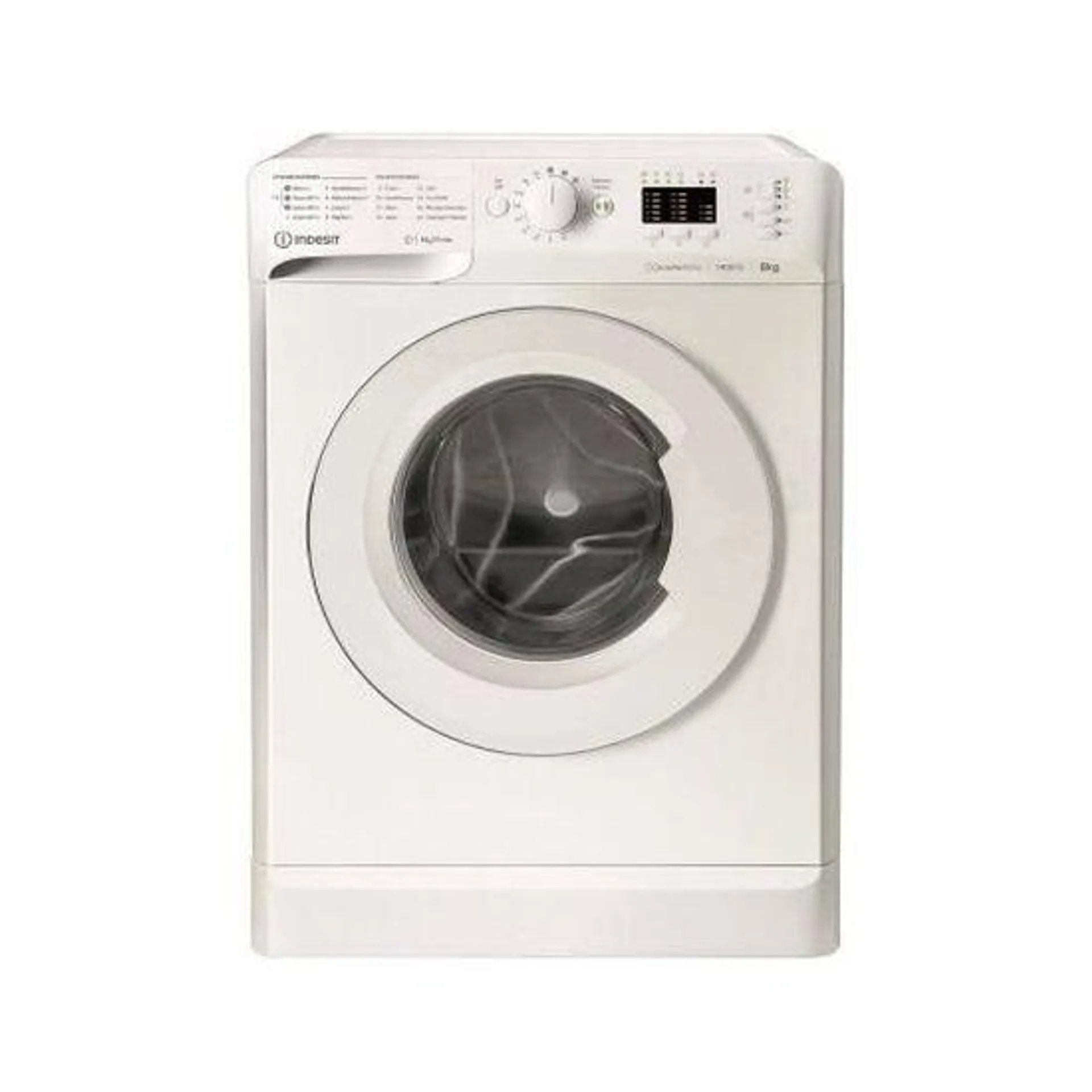 Lave-linge frontal INDESIT MTWA81495WFR - 8kg - 1400 tours/min - Classe énergétique B