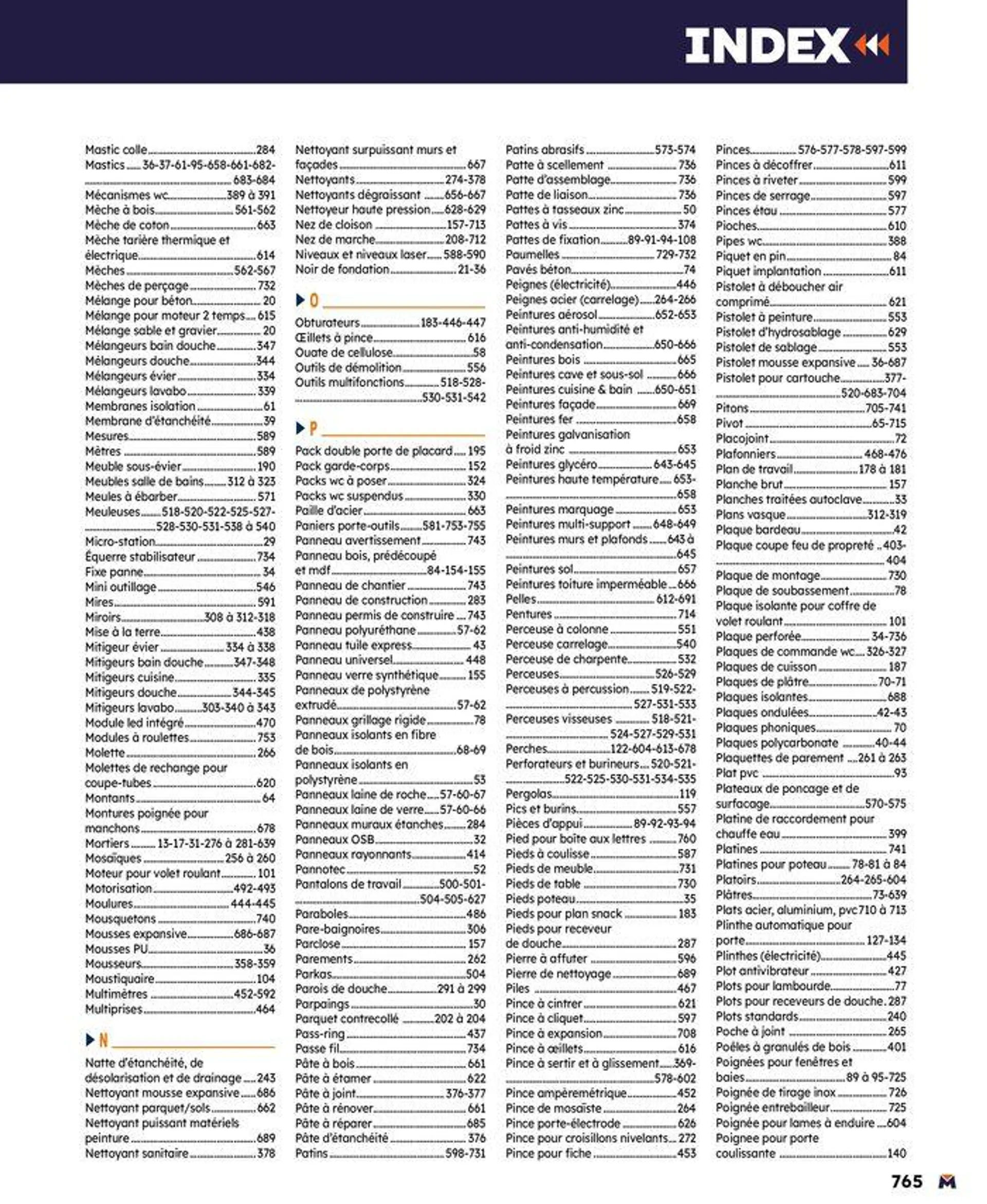 Guide produits 2024 du 15 mars au 31 décembre 2024 - Catalogue page 765