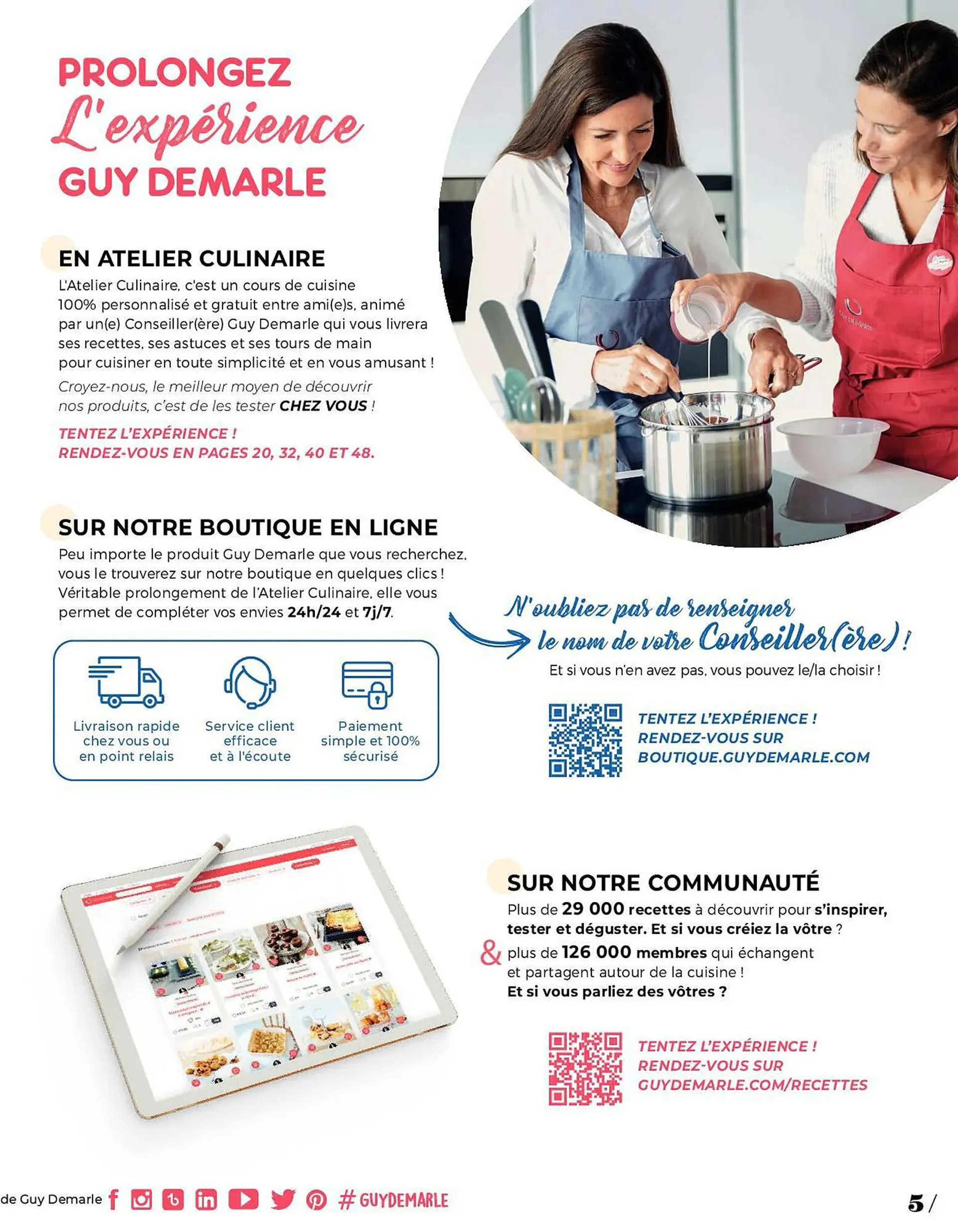 Catalogue Guy Demarle du 18 octobre au 31 janvier 2024 - Catalogue page 5