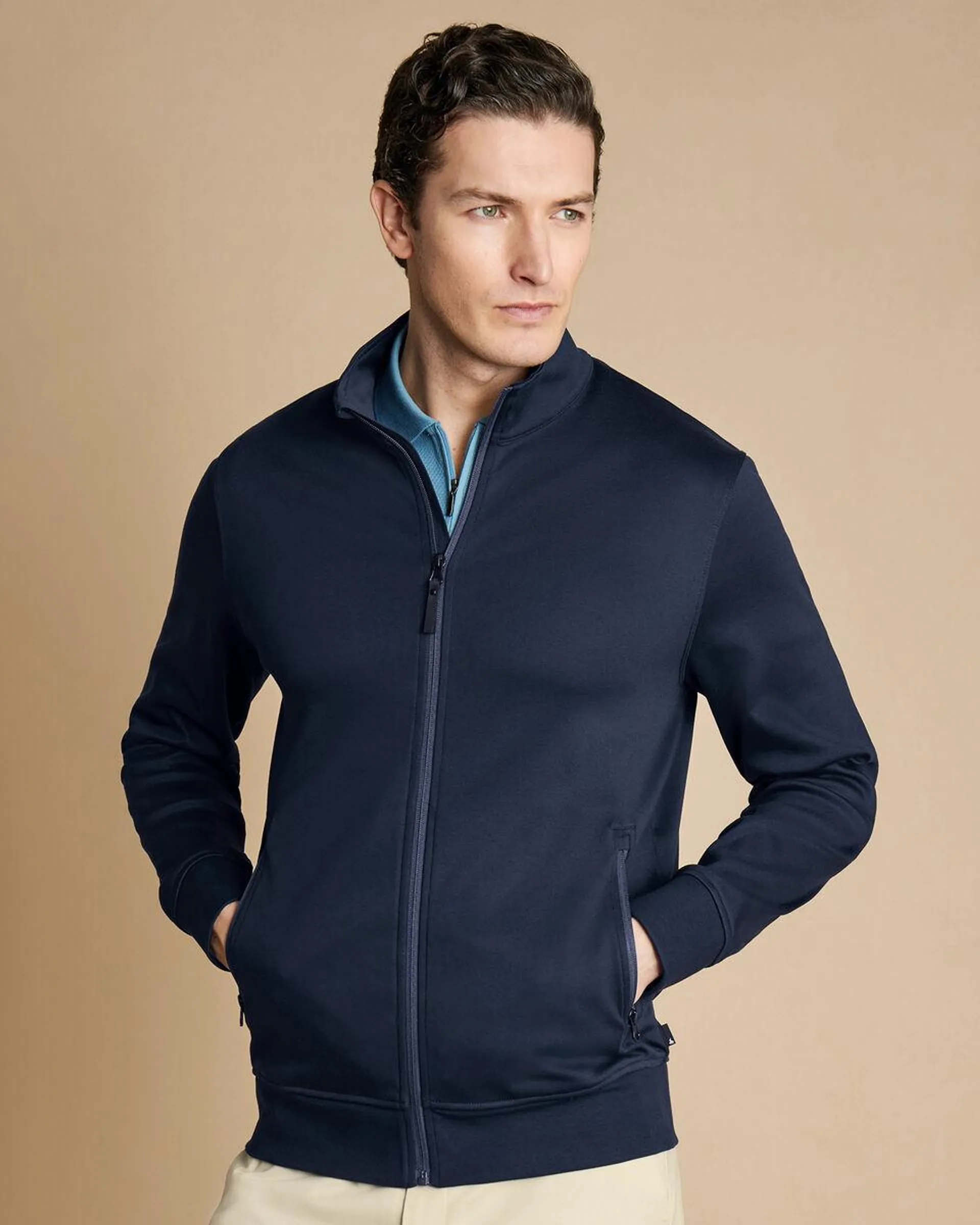 details about product: Performance Funnel Neck Jacket - Navy
