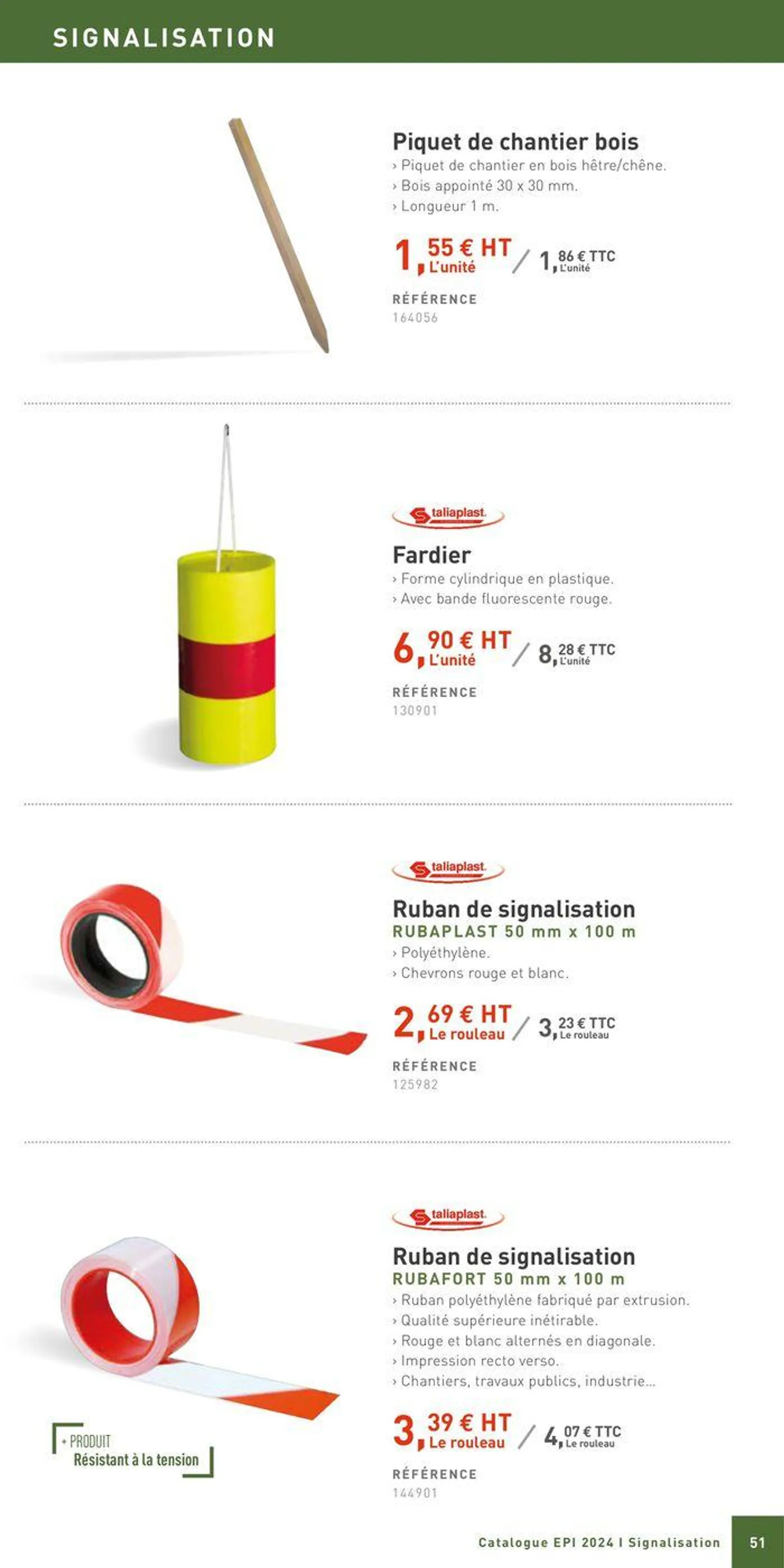 Epi Protection Chantier du 30 mai au 31 décembre 2024 - Catalogue page 53