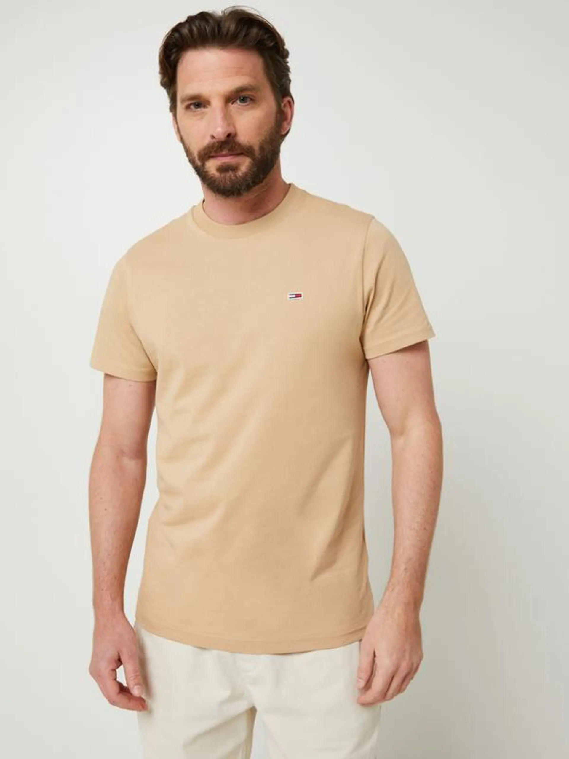 Tee-shirt 100% Coton Uni - Beige