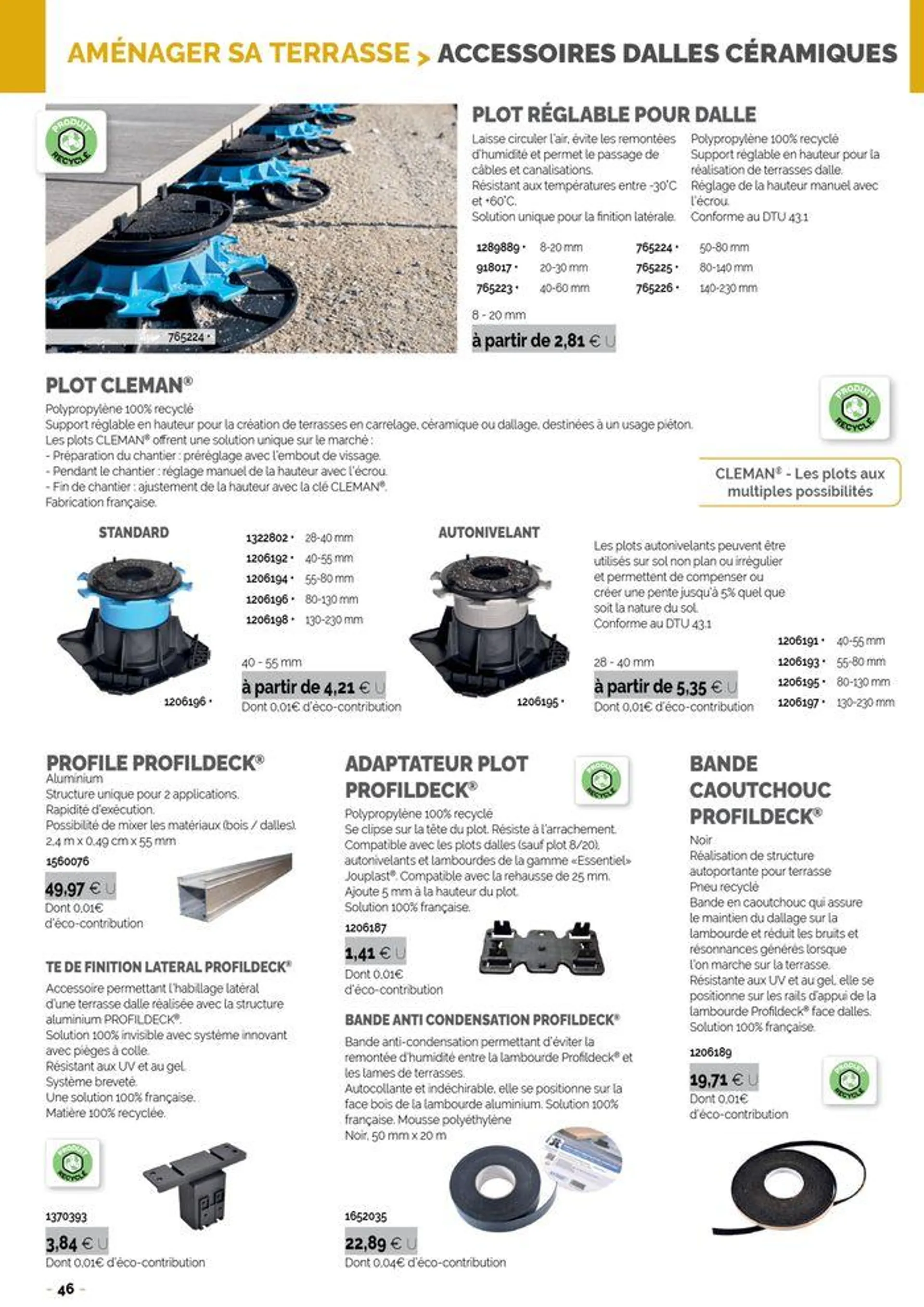 Catalogue Aménagements Extérieurs du 26 mars au 31 décembre 2024 - Catalogue page 48