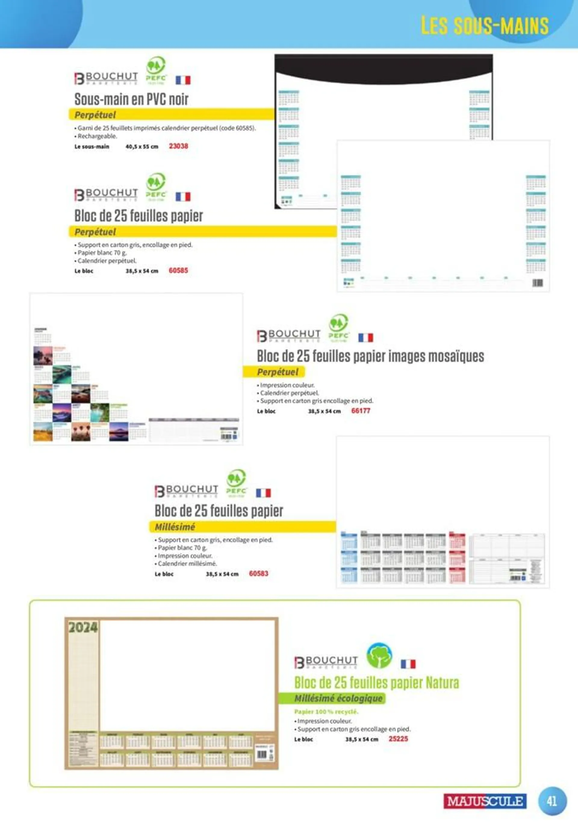 Les agendas et calendriers 2024 - 41