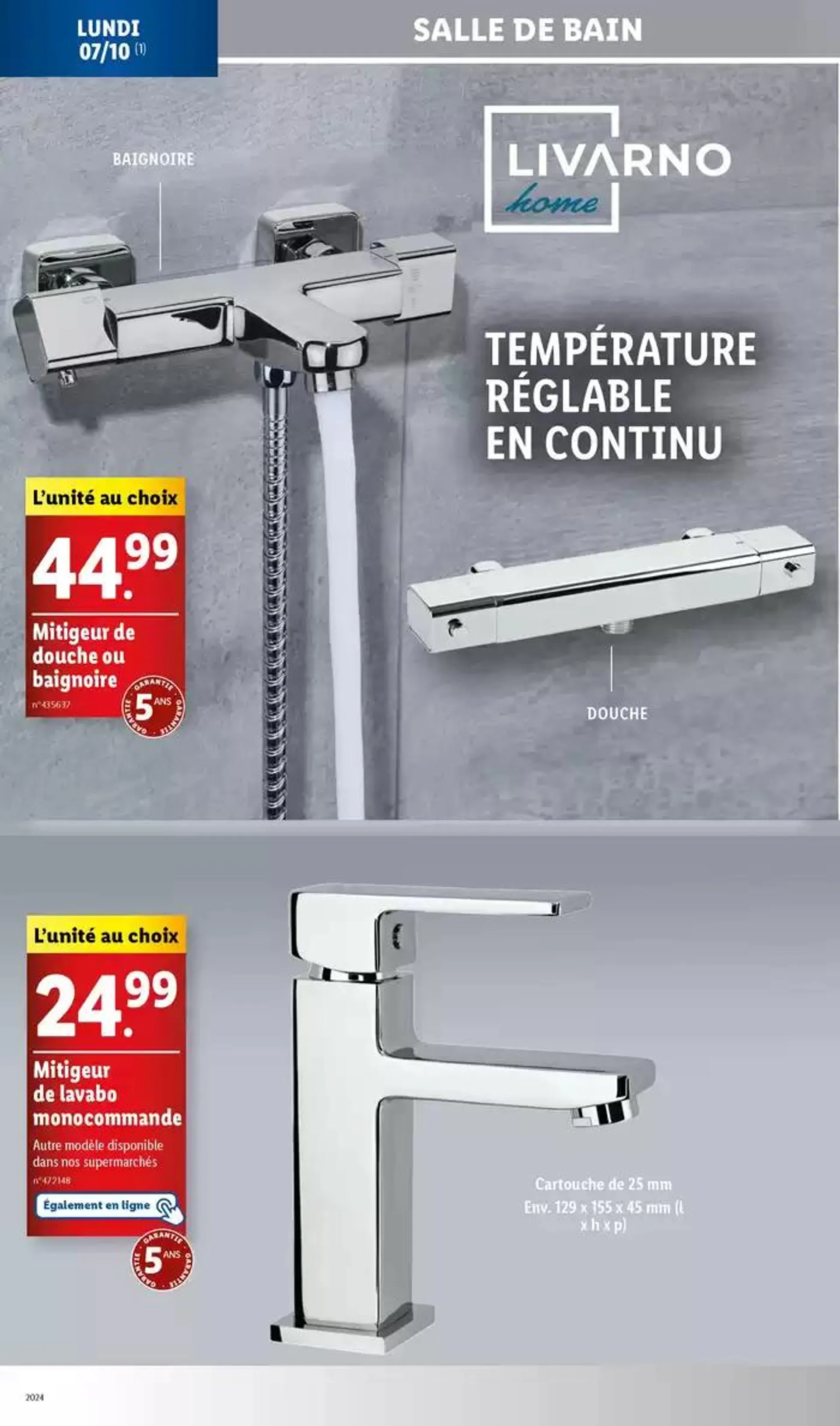 Prenez soin de vous ! Profitez de notre sélection de produits de beauté ce lundi 7 octobre du 7 octobre au 10 octobre 2024 - Catalogue page 12