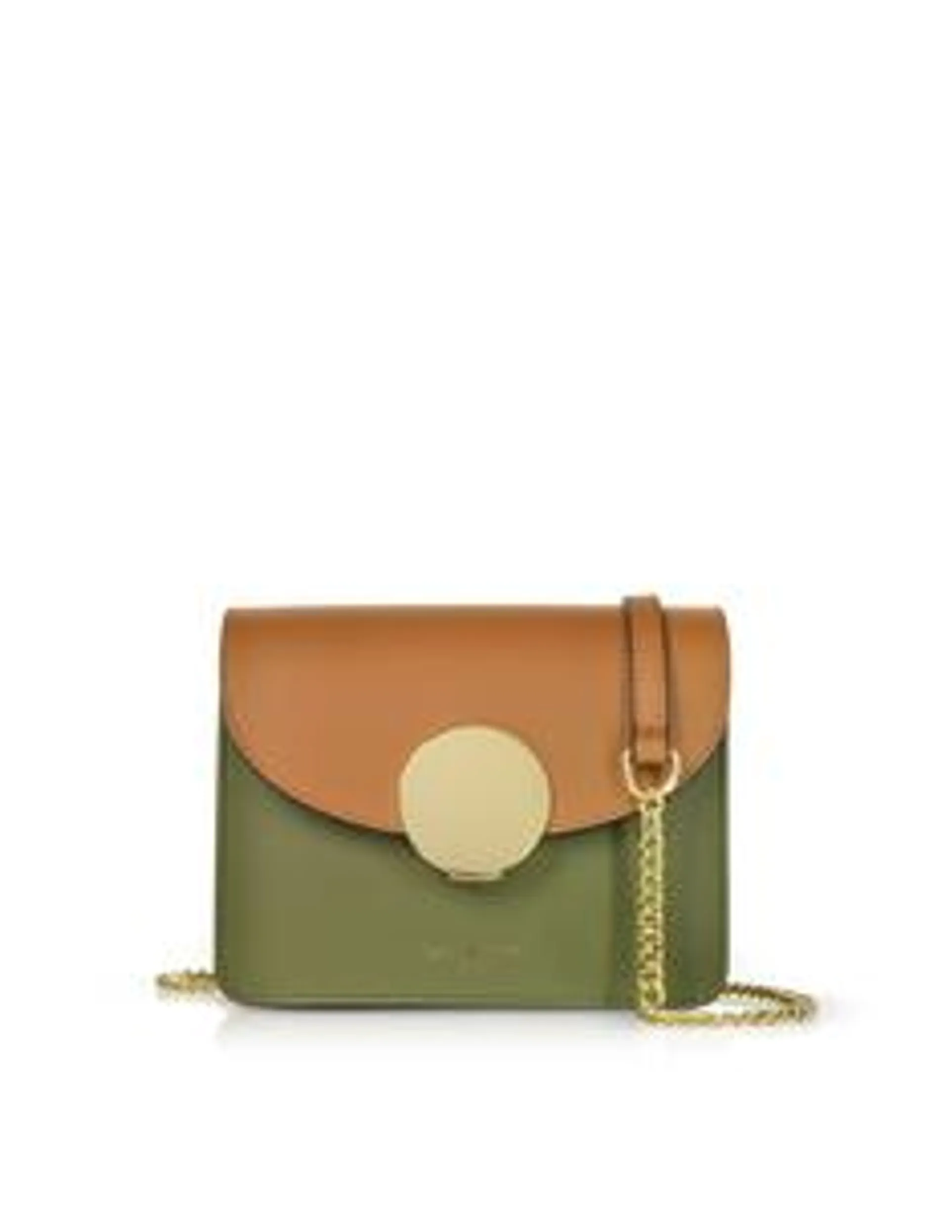 LE PARMENTIER - New Ondina Mini Color Block Shoulder Bag