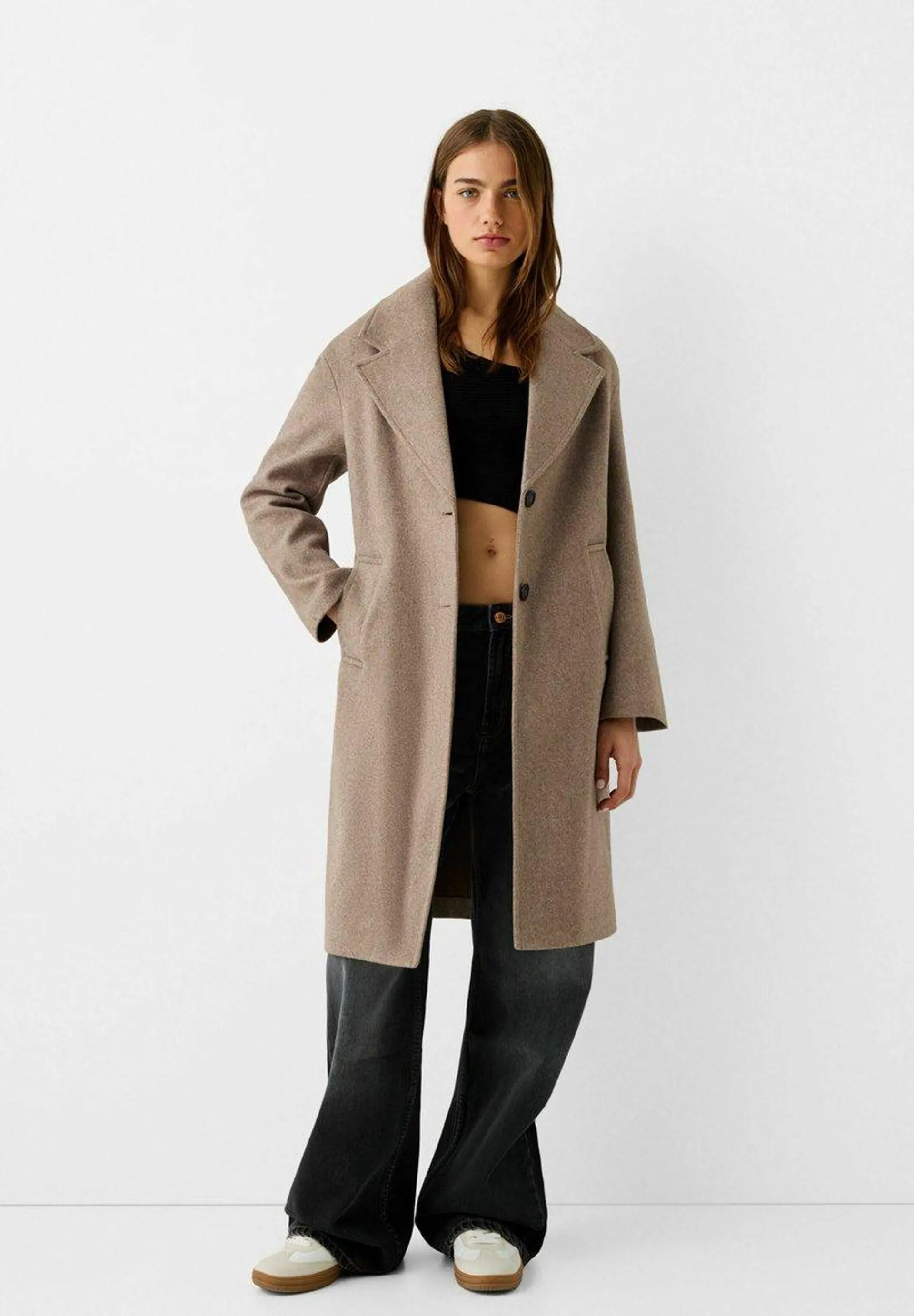 SOFT - Manteau classique - sand