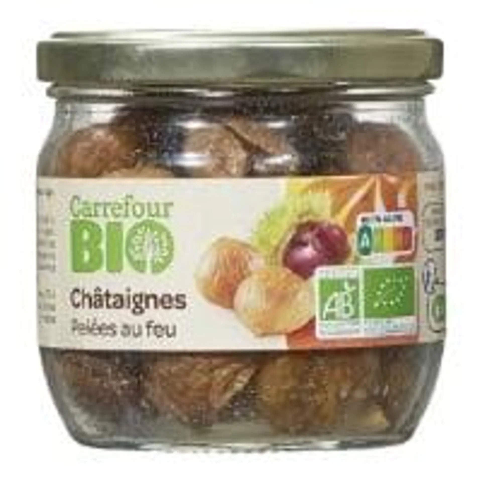 Châtaignes pelées au feu Bio CARREFOUR BIO