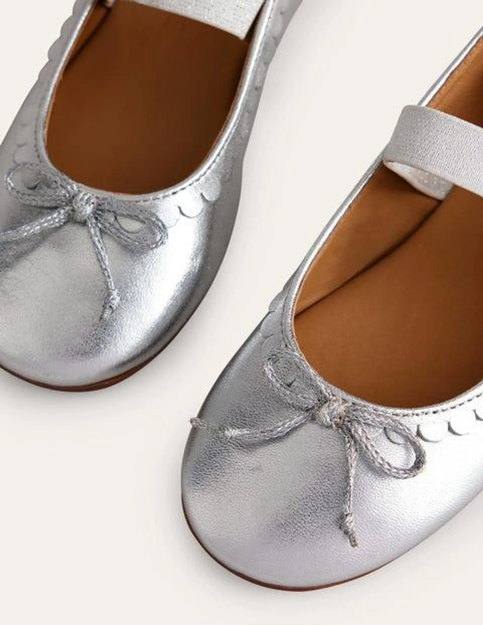 Ballerines en cuir