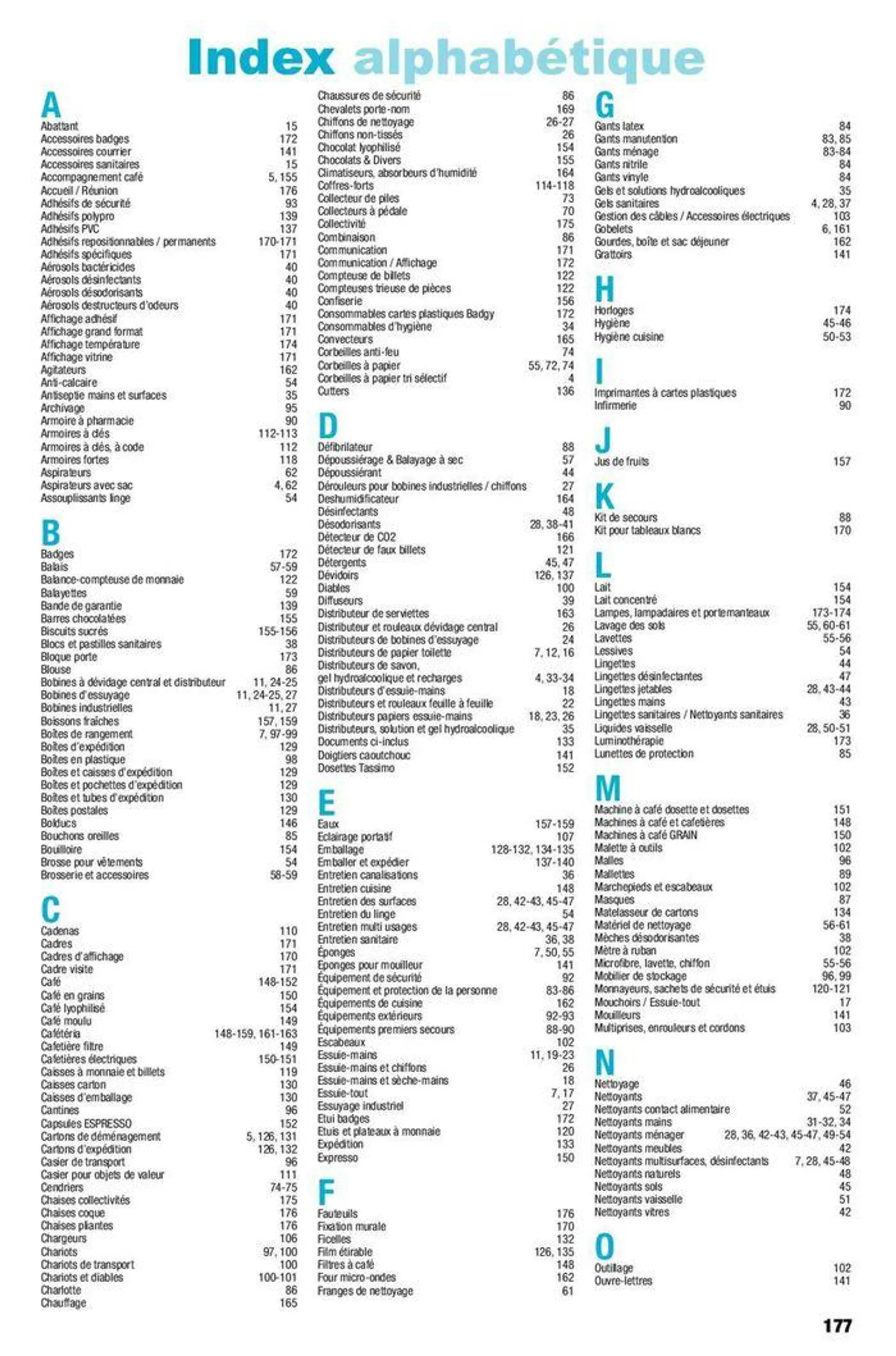 Services généraux 2024 du 11 mars au 31 décembre 2024 - Catalogue page 85