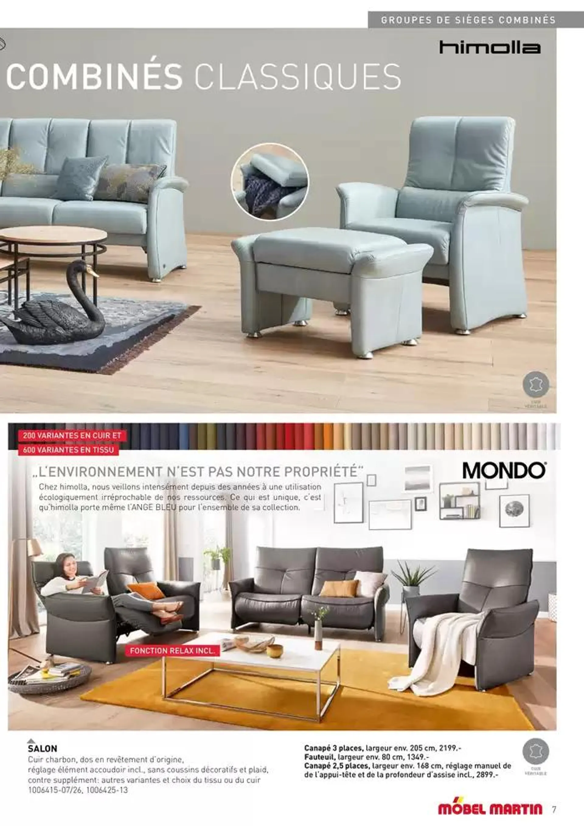 Salon confortable du 1 octobre au 31 décembre 2024 - Catalogue page 7