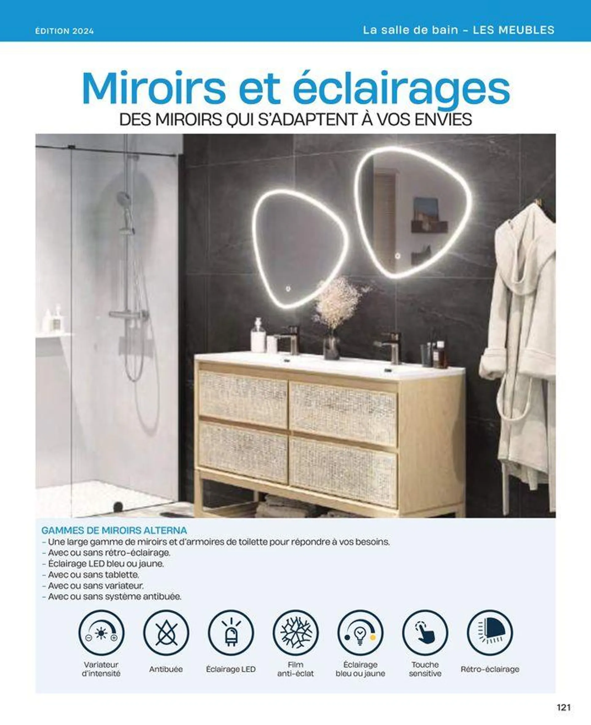 La salle de bain en toute sérénité du 2 juillet au 31 décembre 2024 - Catalogue page 121