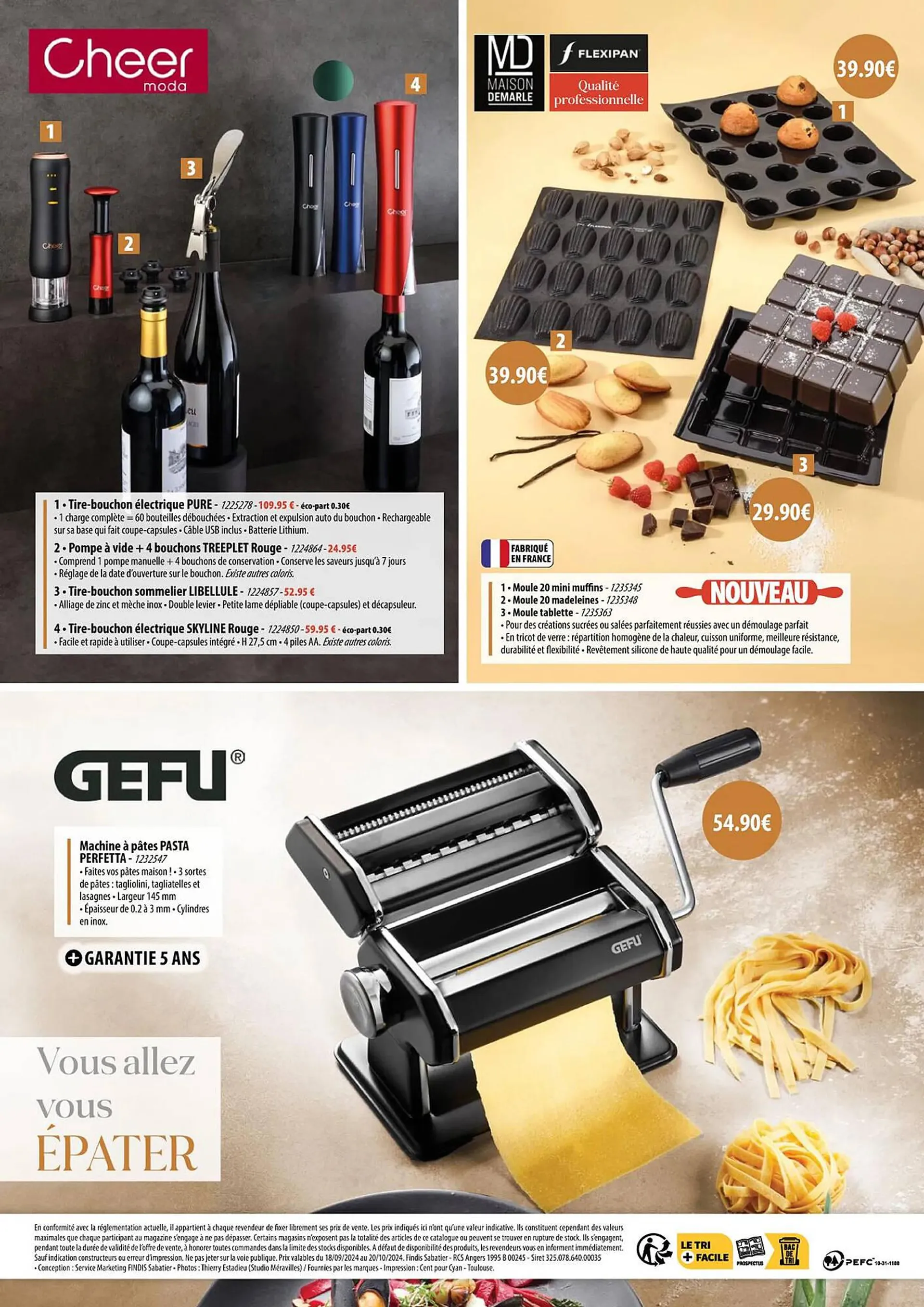 Catalogue Cuisine Plaisir du 18 septembre au 20 octobre 2024 - Catalogue page 12