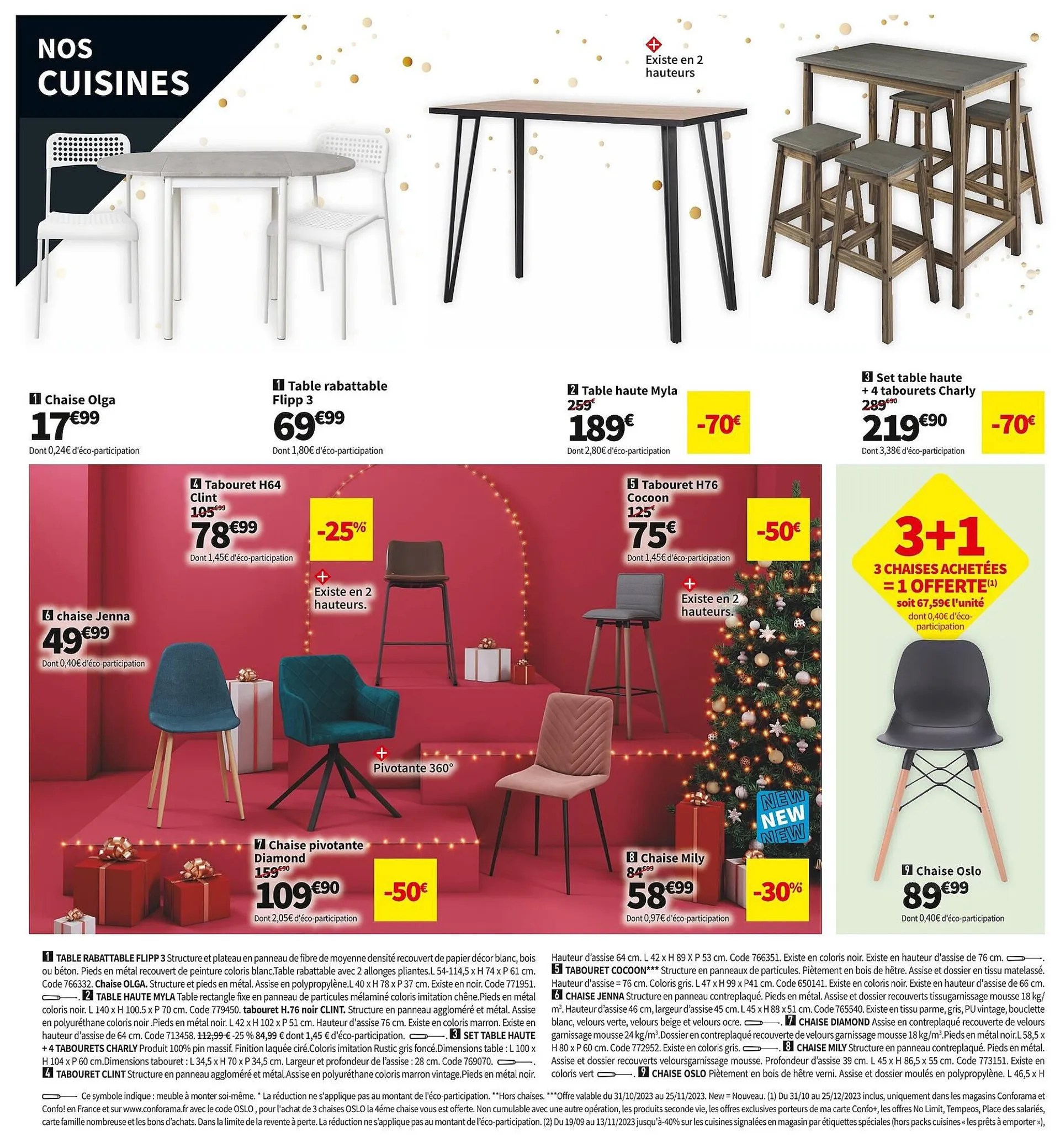 Catalogue Conforama du 30 octobre au 27 novembre 2023 - Catalogue page 40