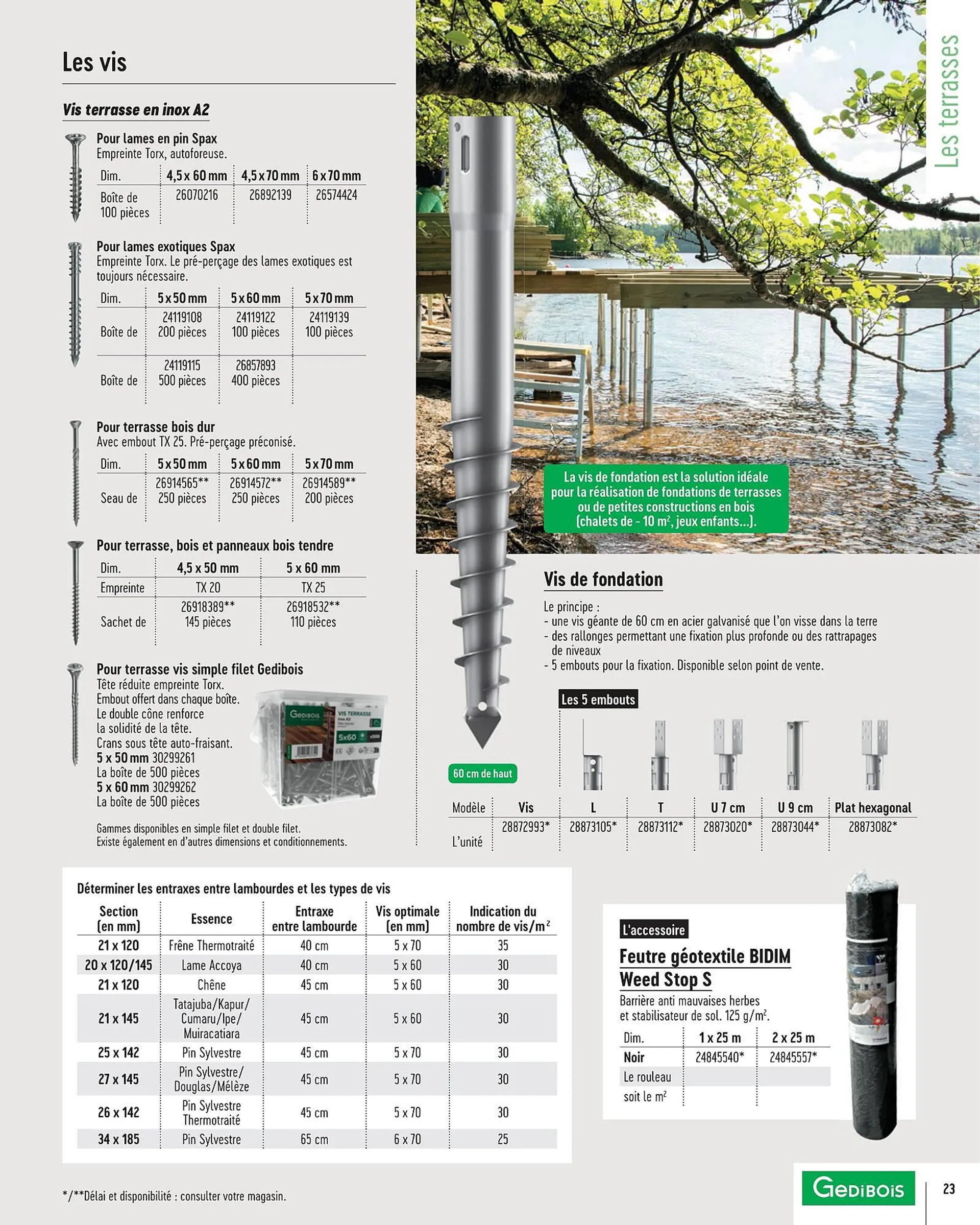 Catalogue Gédibois du 15 mai au 28 décembre 2024 - Catalogue page 23